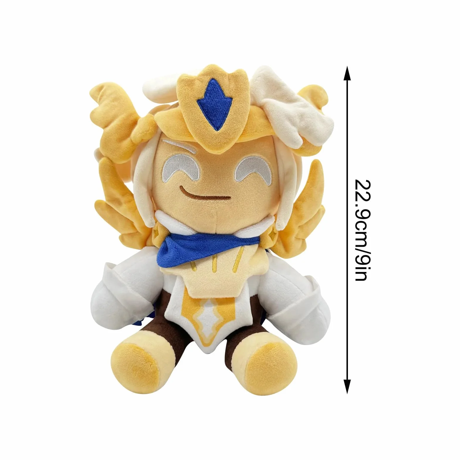 Pluszowa poduszka Cookie Run Kingdom Shadow Milk Cookie 25cm – kolekcjonerska lalka z postacią z gry, prezent dla fanów, dekoracja do pokoju dziecięcego