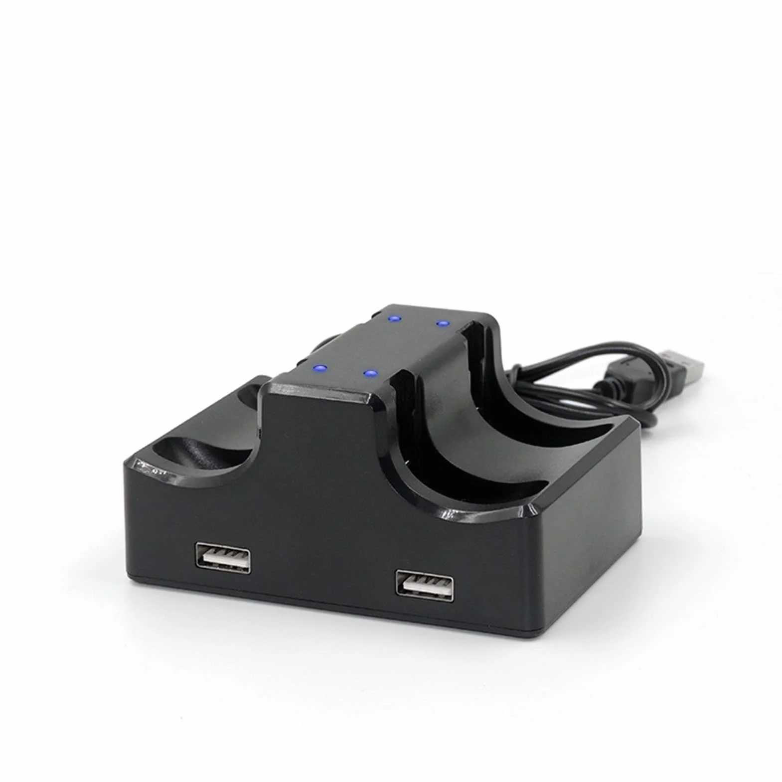 Stacja ładująca Kompatybilna z 4 w 1 Controller Ładowarka ze Wskaźnikiem LED Stacja ładująca z Kablem ładującym Typu C