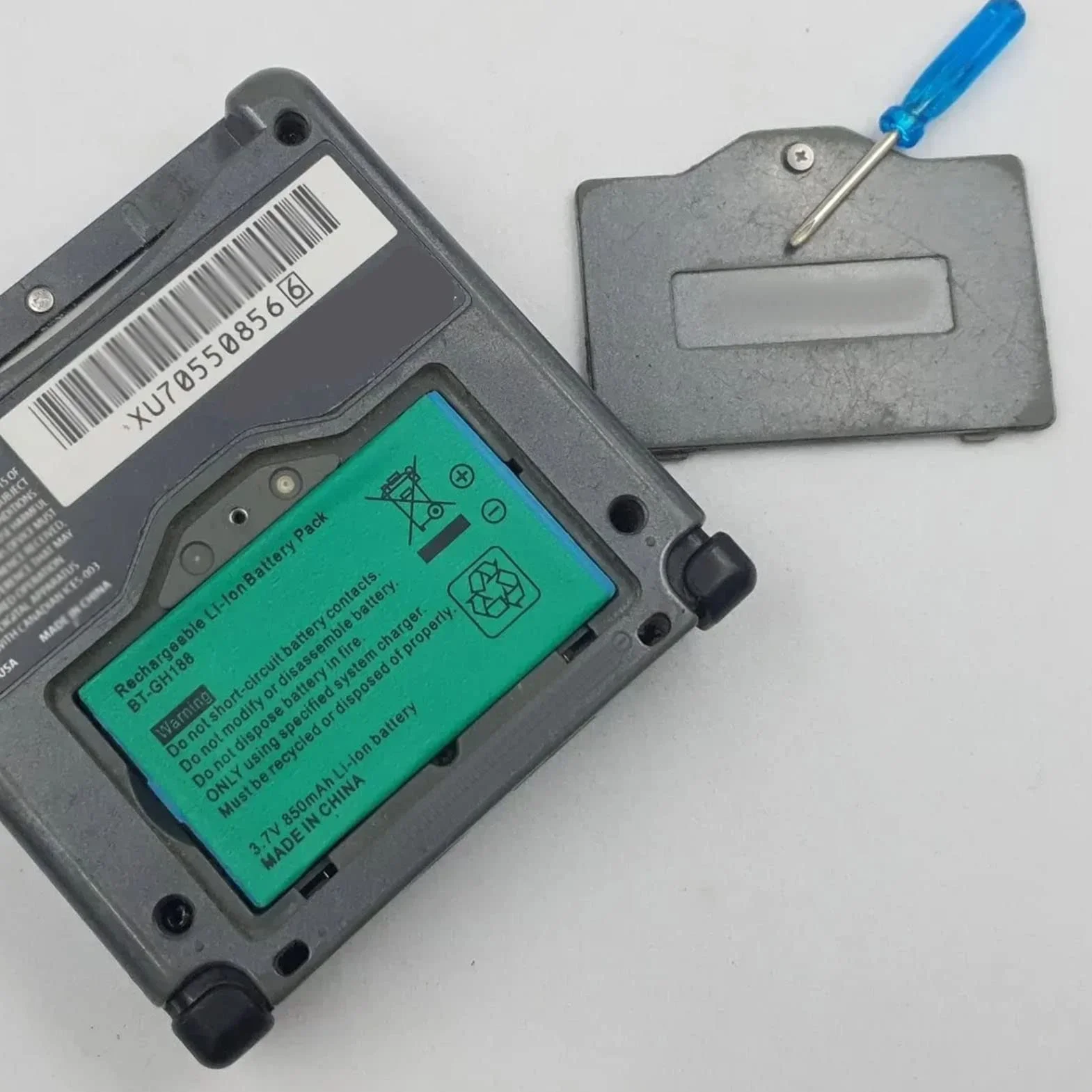Wymiana Baterii 850 MAh GBA na Konsole do Gier, Bezpieczna i Niezawodna, ze śrubokrętem, Kompatybilna z GBA SP