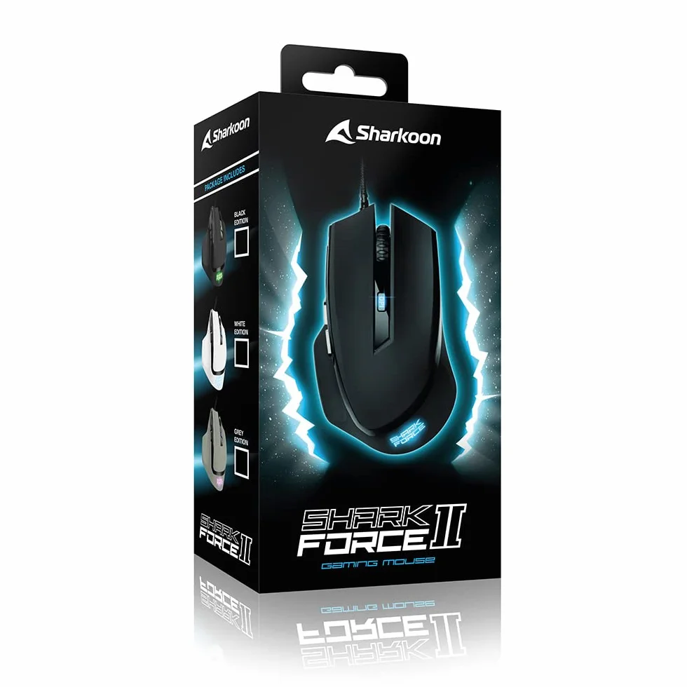 Mouse Sharkoon Shark Force II White