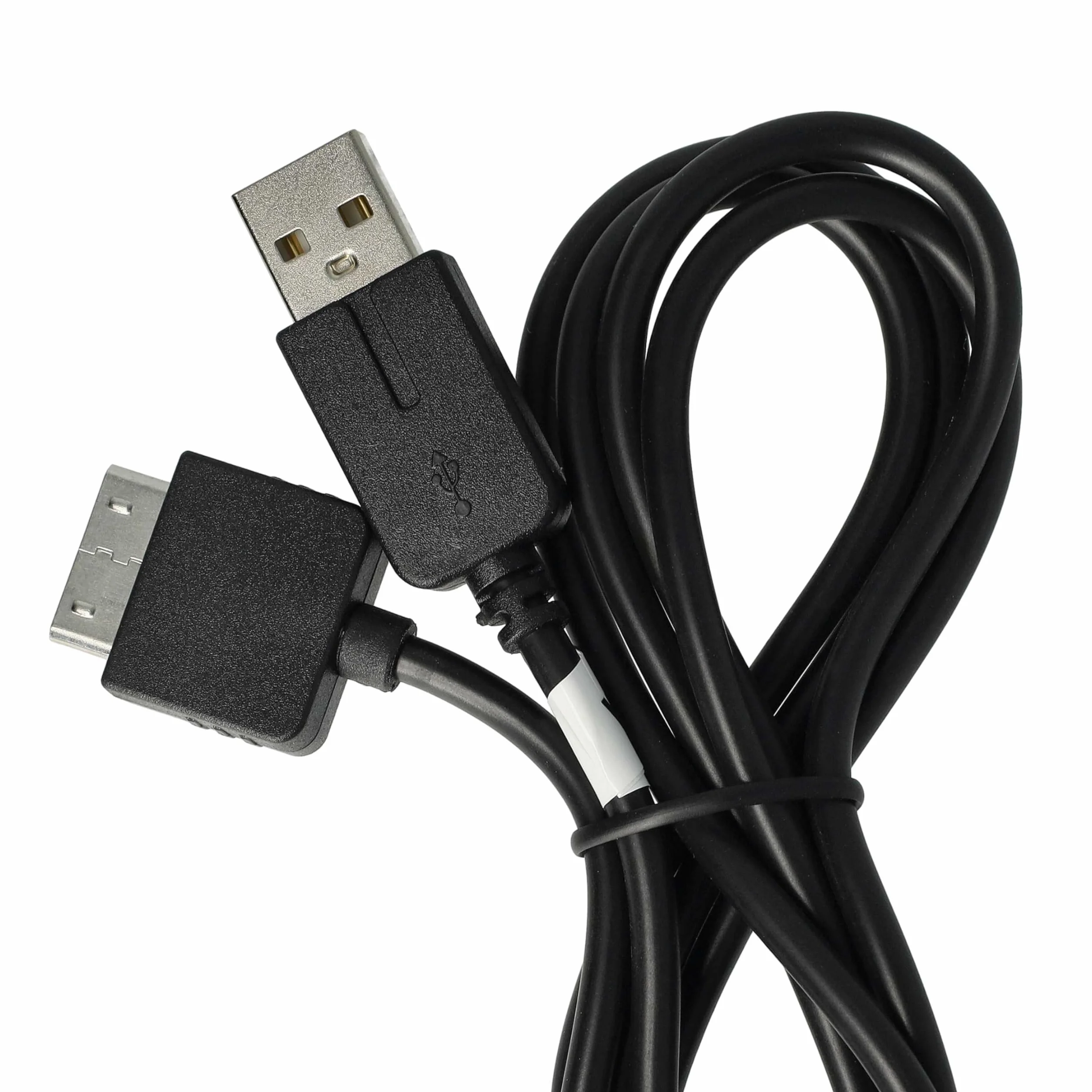 vhbw Kabel USB kompatybilny z Sony Playstation Portable Go PSP-N1003, PSP-N1004 - kabel do transmisji danych 2 w 1 / ładowanie o długości 1,2 m