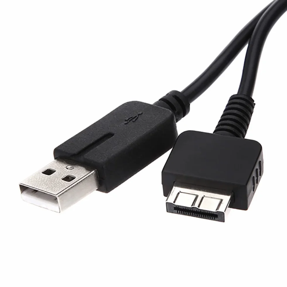 OSTENT Ładowarka USB do transferu danych 2 w 1, kabel kompatybilny z konsolą Sony PS Vita PSV
