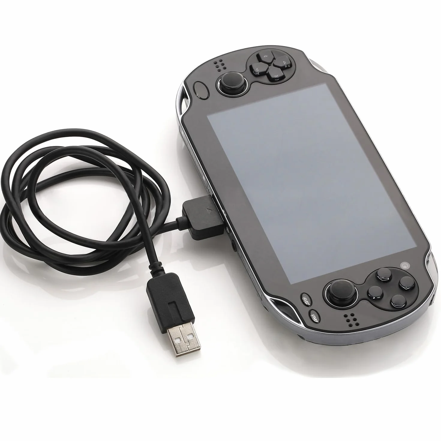 OSTENT Ładowarka USB do transferu danych 2 w 1, kabel kompatybilny z konsolą Sony PS Vita PSV