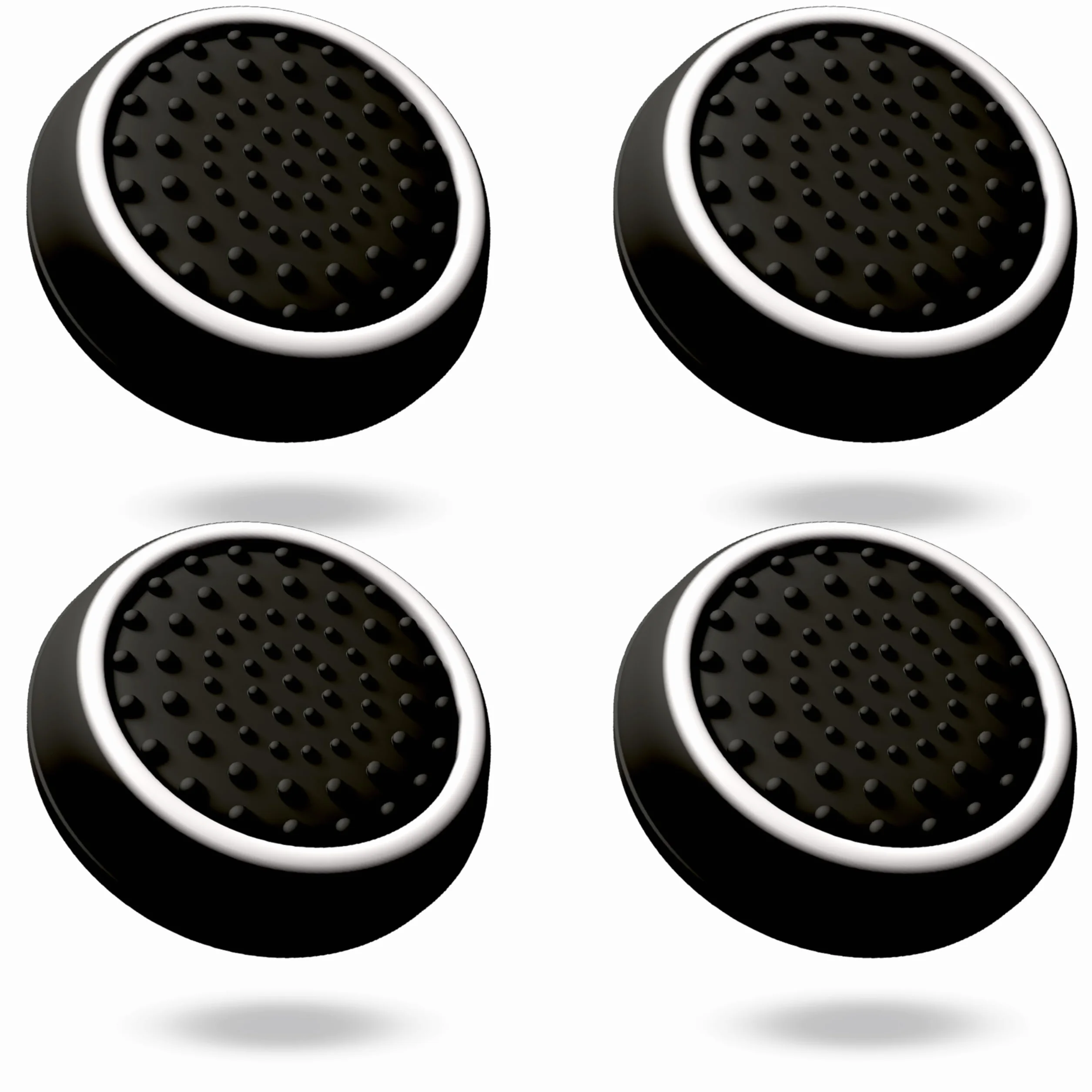 MatoSan® Zestaw 4 Nakładek na Drążki Analogowe – Kompatybilne z PS5 – Antypoślizgowe Nakładki na Thumbstick – Akcesoria Gamingowe do Kontrolerów