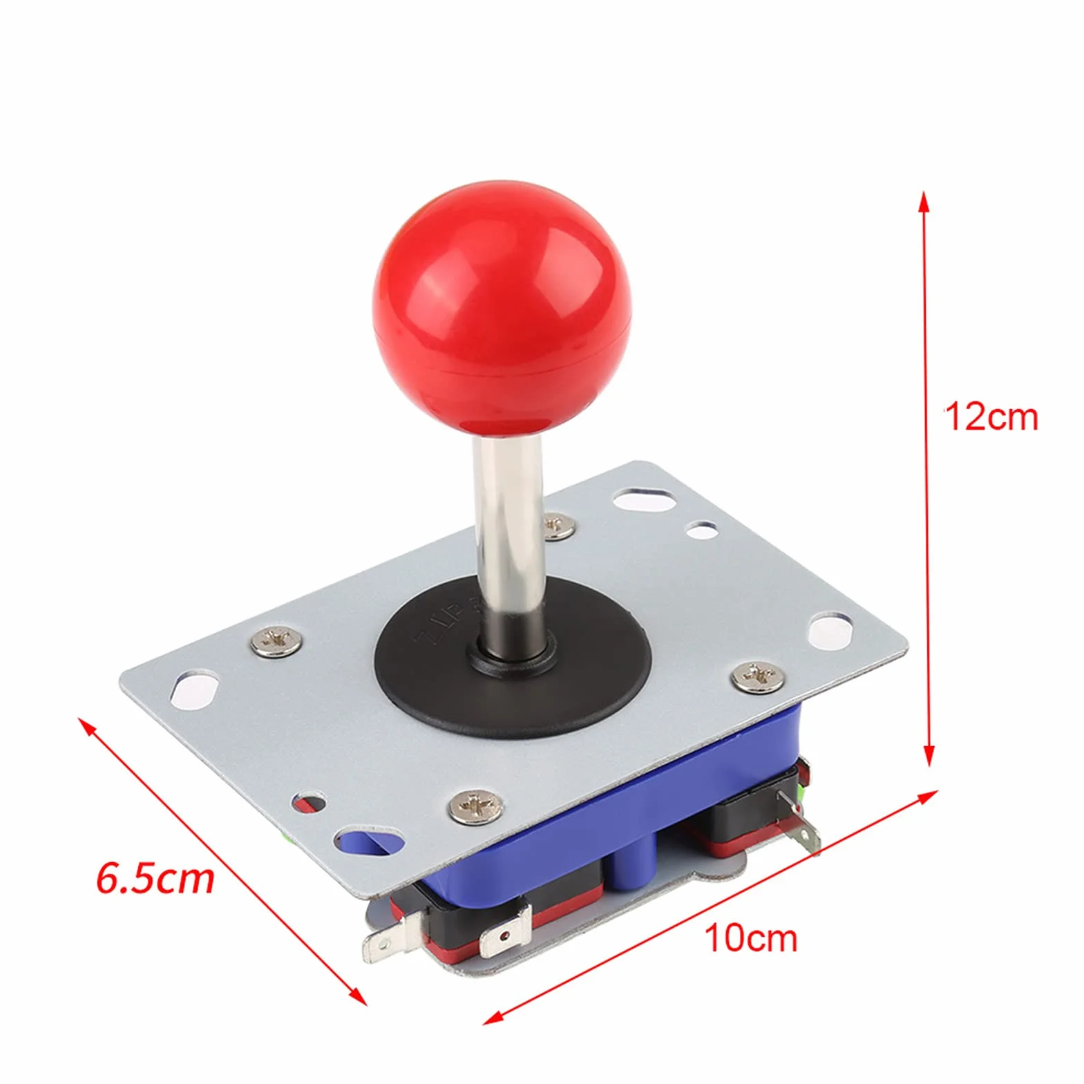 Joystick Arkadowy, 1 szt. Klasyczny Styl Konkurencji Długa Rączka Joystick 2/4/8 Way Joystick do Gier Ball Gaming Akcesoria do Szafek