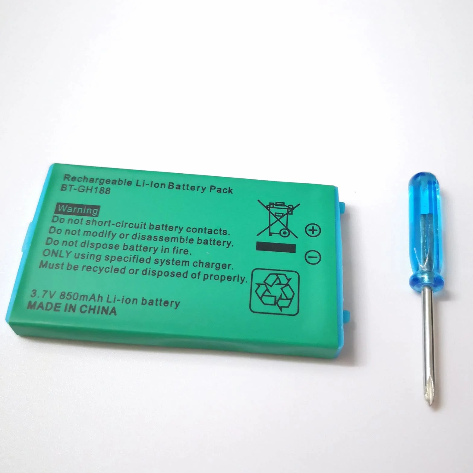 Wymiana Baterii 850 MAh GBA na Konsole do Gier, Bezpieczna i Niezawodna, ze śrubokrętem, Kompatybilna z GBA SP