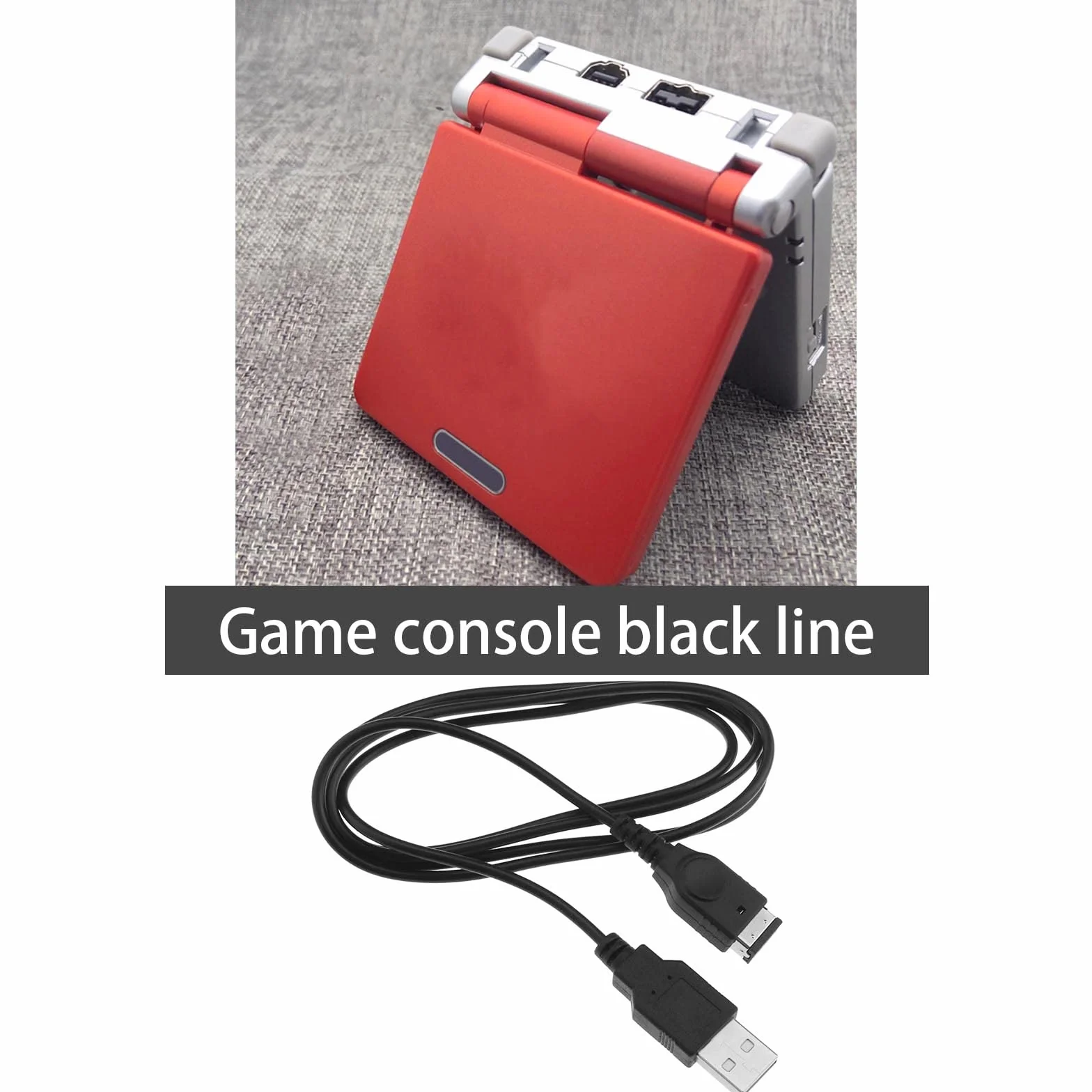 3 szt. Kable GBA SP kompatybilne z Nintendo Game Boy Advance SP Zawiera kabel ładowarki USB i kabel łączący dla 2 graczy 3,5 mm przewód słuchawkowy