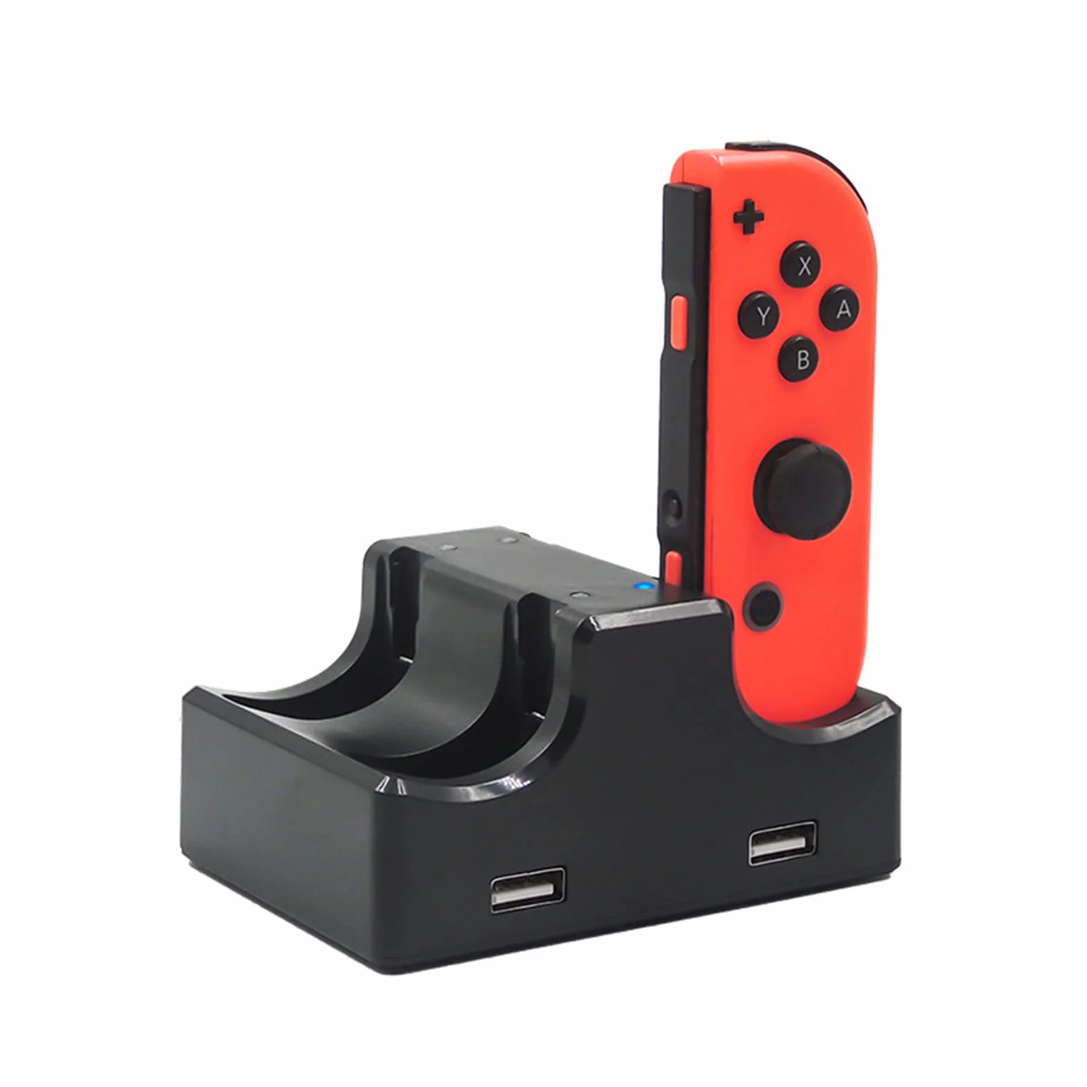 Stacja ładująca Kompatybilna z 4 w 1 Controller Ładowarka ze Wskaźnikiem LED Stacja ładująca z Kablem ładującym Typu C