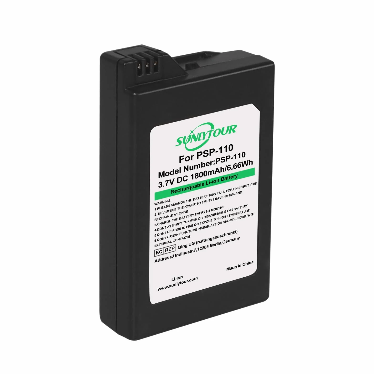 PSP-110 bateria PSP-110 PSP 110 wymienna bateria 1800mAh kompatybilna z przenośną konsolą Playstation PSP serii 1000