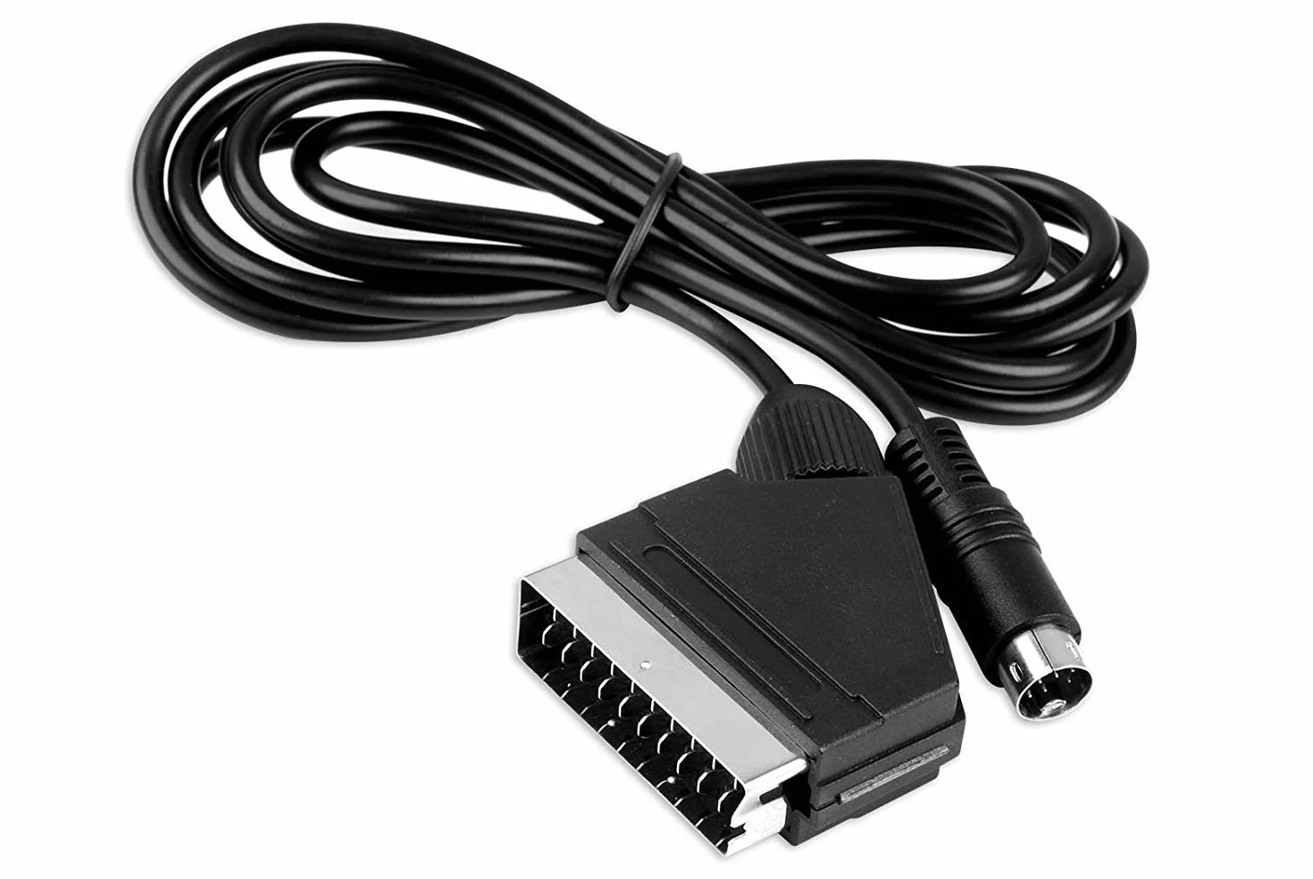 WICAREYO Kabel RGB SCART 1.8 m, Kompatybilny z Megadrive 2 Konsolą