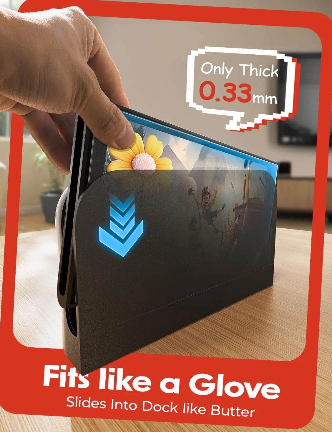 LISEN 2 sztuk dla Nintendo Switch 2 Panzerglas Ochrona ekranu, 9H Twardość Anti Kratzer Ultra HD,Auto-orientacja Bez dmuchań Pełny ekran pokrycie, Łatwa instalacja Automatyczne usuwanie pyłu