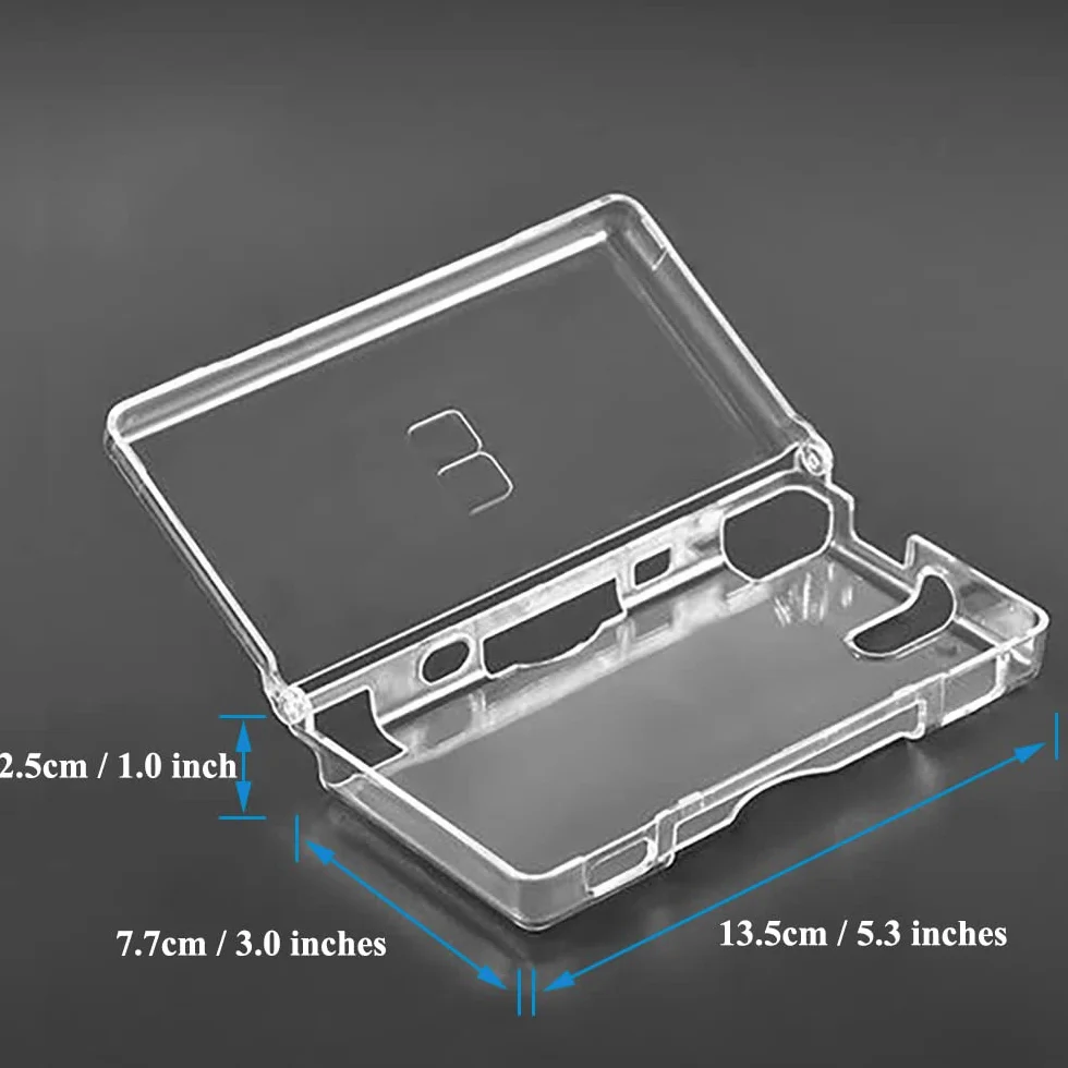 OSTENT Twarde kryształowe etui przezroczysta skórka obudowa do Nintendo DSL NDS Lite NDSL