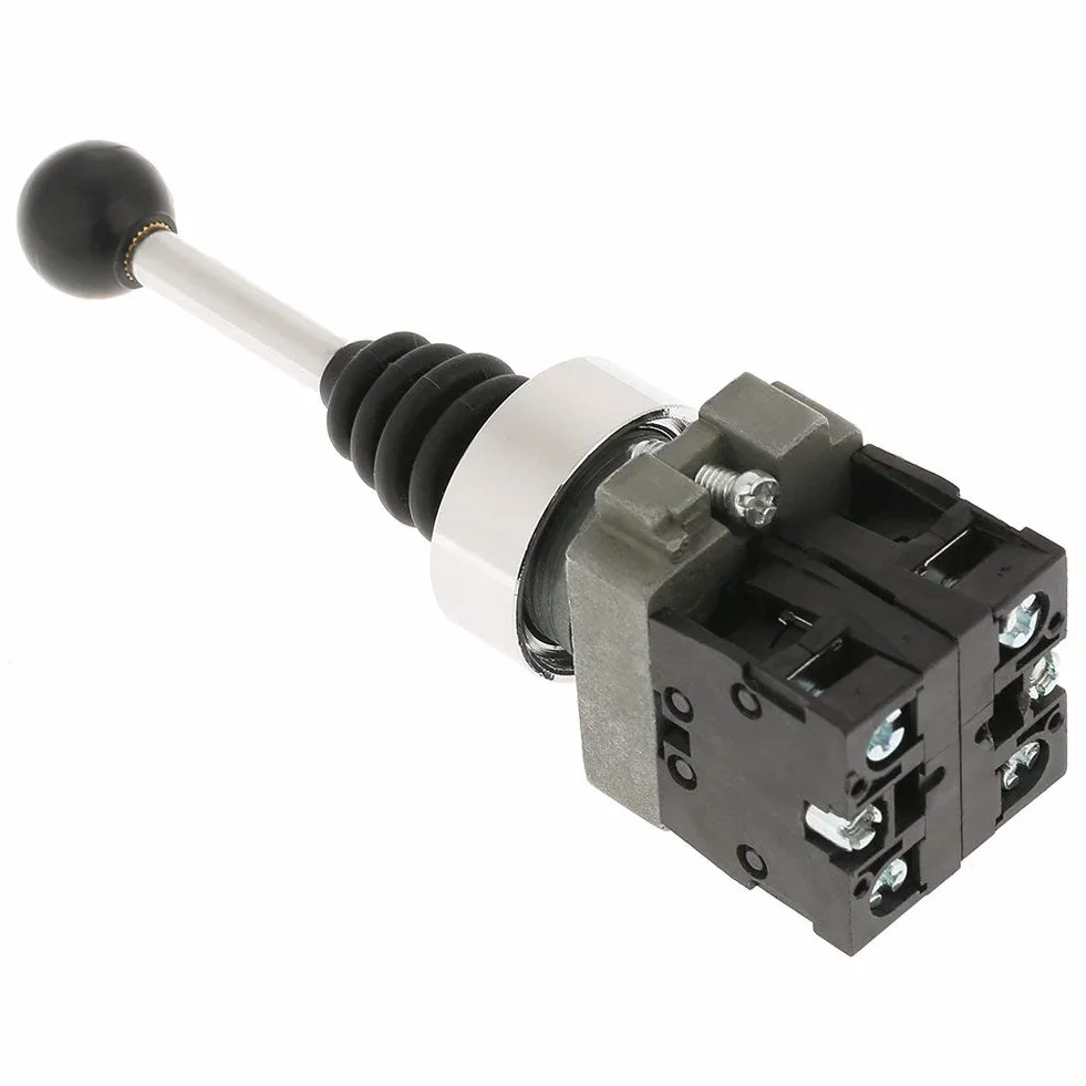 Joystick Switch, AC 3000 V 2 NO chwilowy 2-pozycyjny monolever zamiennik przełącznika joystick dla XD2PA12, sprężynowy drążek radosny