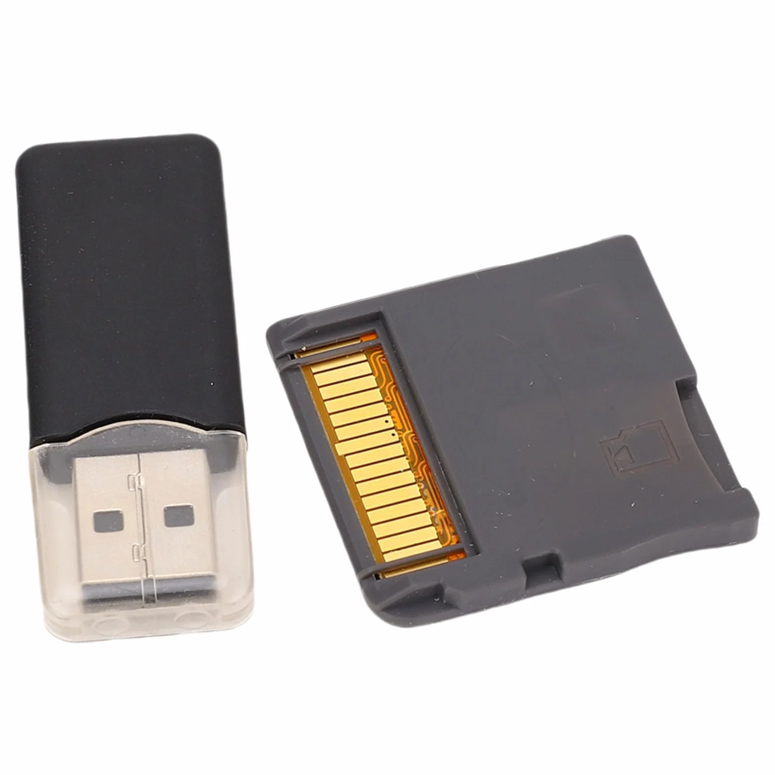 Lazmin112 2025 Karta Pamięci o Grach Wideo R4, Zbudowana Chip ASIC, Karta Pamięci Flash z Czytnikiem, dla NDSL, NDSI, NDSI XL, 2DS, 3DS, 3DS XL, NOWOŚĆ 3DS, NOWOŚĆ 3DS XL, 2DS XL (SILVER)