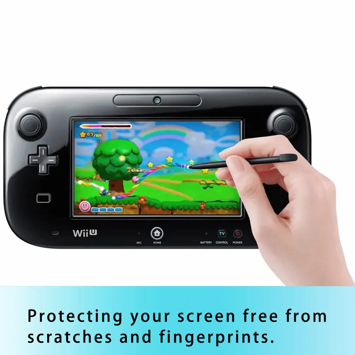 OSTENT Plastikowy kolorowy rysik dotykowy kompatybilny z Nintendo Wii U Gamepad opakowanie 5 sztuk