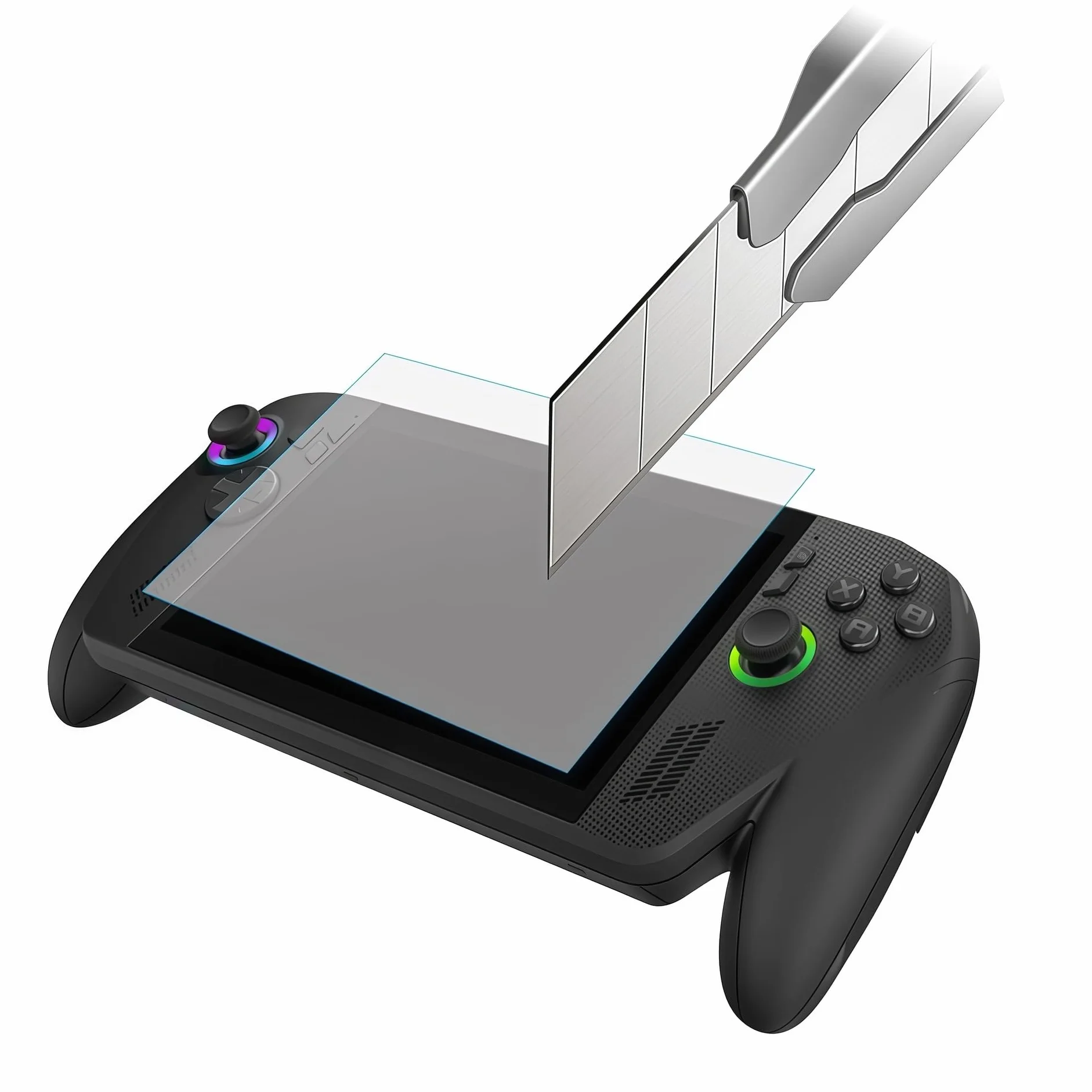 Zhixteu Ochraniacz ekranu do ROG Xbox Ally/dla Ally X, szkło hartowane HD Film konsola do gier odporna na zarysowania folia ochronna (1 szt.)