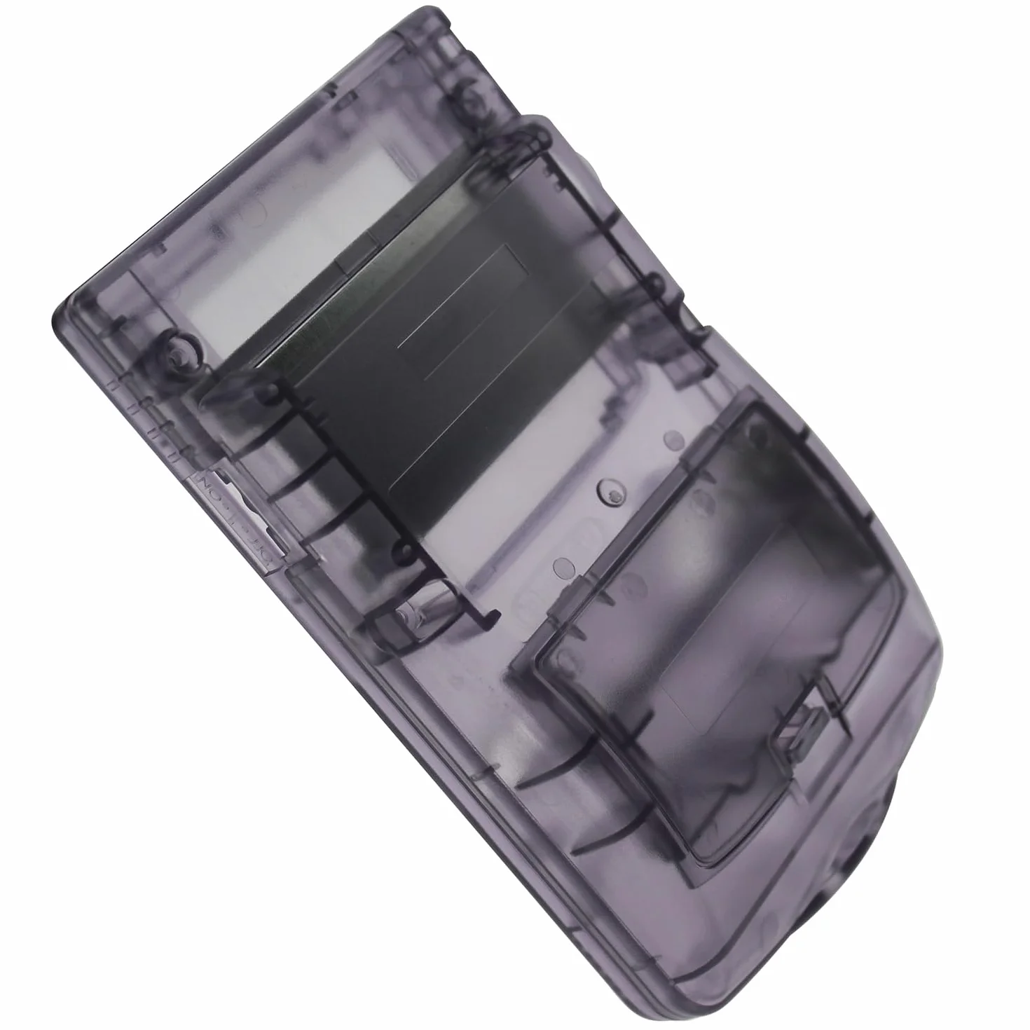 OSTENT Kompletna Obudowa Zastępcza do Nintendo GBC Gameboy Color konsoli, kolor przezroczysty fioletowy
