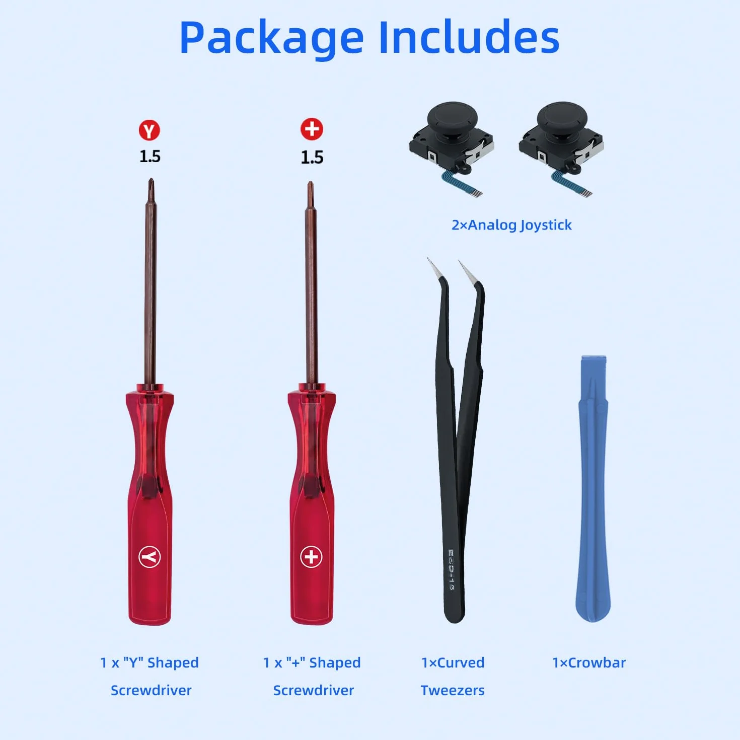 Wigearss 2 szt. Wymiana 3D Joystick Analogowy i Naprawa Narzędzia do NS Switch/Przełącznik OLED Joy-Con Controller/Switch Lite