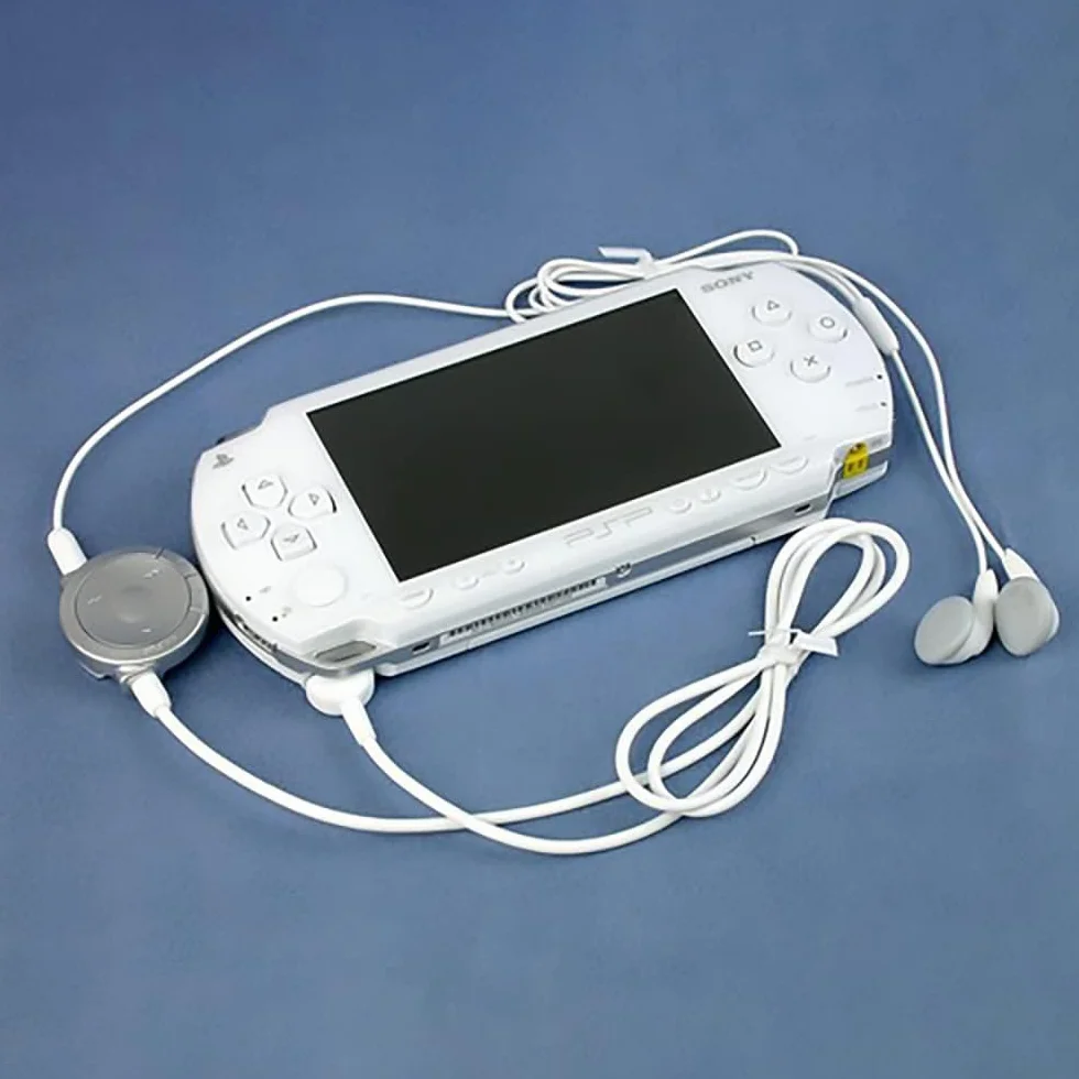 OSTENT Słuchawki stereo, pilot zdalnego sterowania, kompatybilny z konsolą Sony PSP 1000