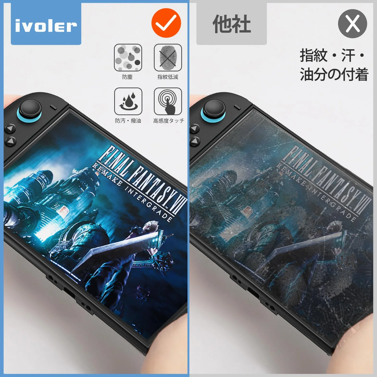 ivoler 2-pak matowych ochraniaczy ekranu kompatybilnych z Switch 2 Model 2025 z folią ochronną ze szkła hartowanego, bez pęcherzyków powietrza, ultra odporna twardość 9H