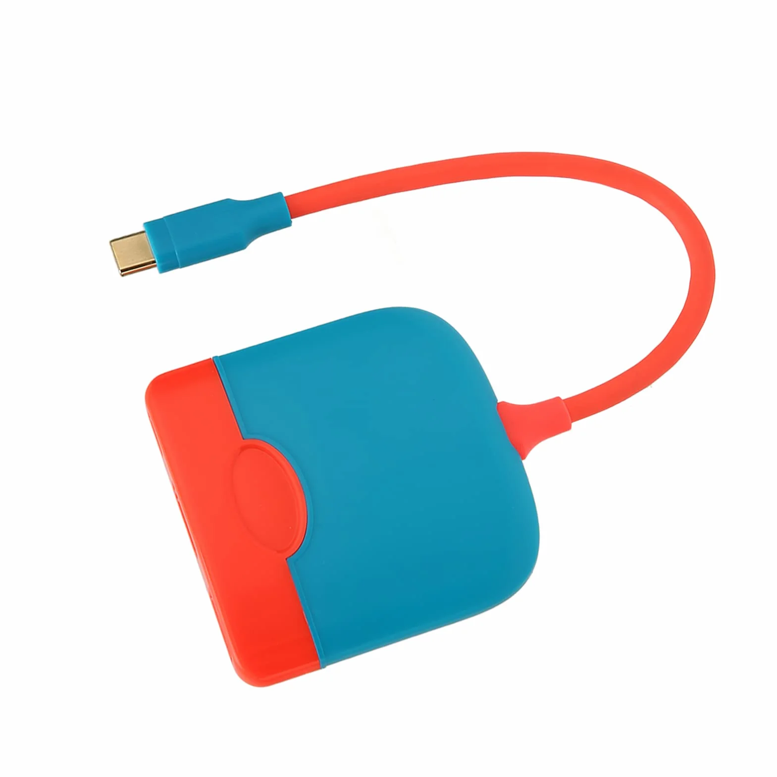 Przenośna Stacja Dokująca z Interfejsem Multimedialnym 4K HD do Przełącznika, Stacja Dokująca 3 w 1 USB3.0 PD z Szybkim ładowaniem, Lekka dla Graczy i Entuzjastów Filmów