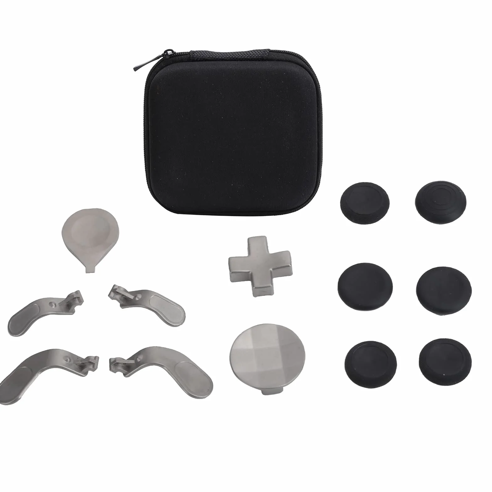 Zestaw Drążków Kontrolera, łopatki Przycisków Kontrolera Gier Zestaw Drążków Gamepada i Metalowy Przycisk do Konsoli ONE Series 2