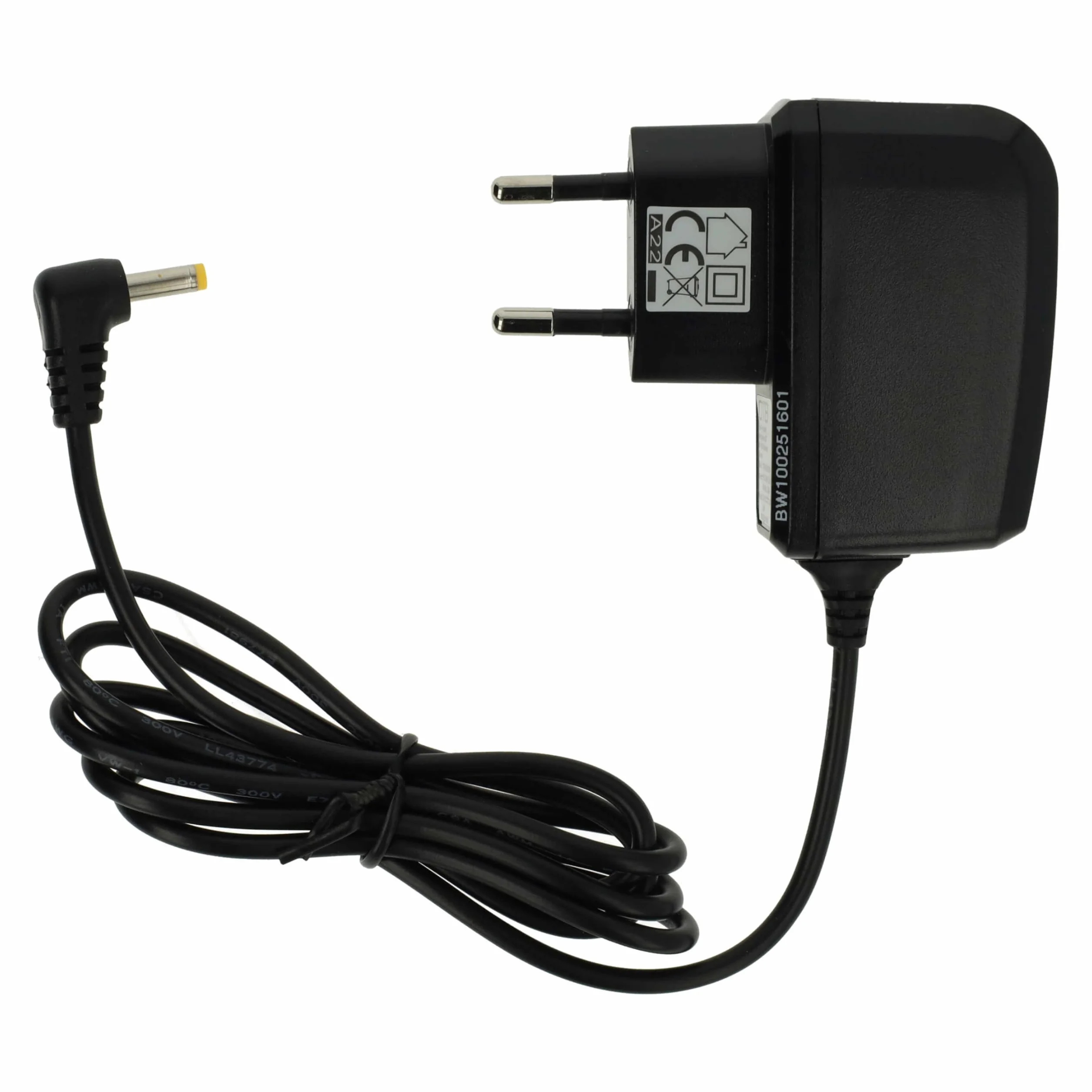 vhbw Kabel do ładowania kompatybilny z Sony PlayStation Portable PSP Steet, Small & Lite, Brite, zastępuje Sony PSP-100 - zasilacz ładowarki (220 V)