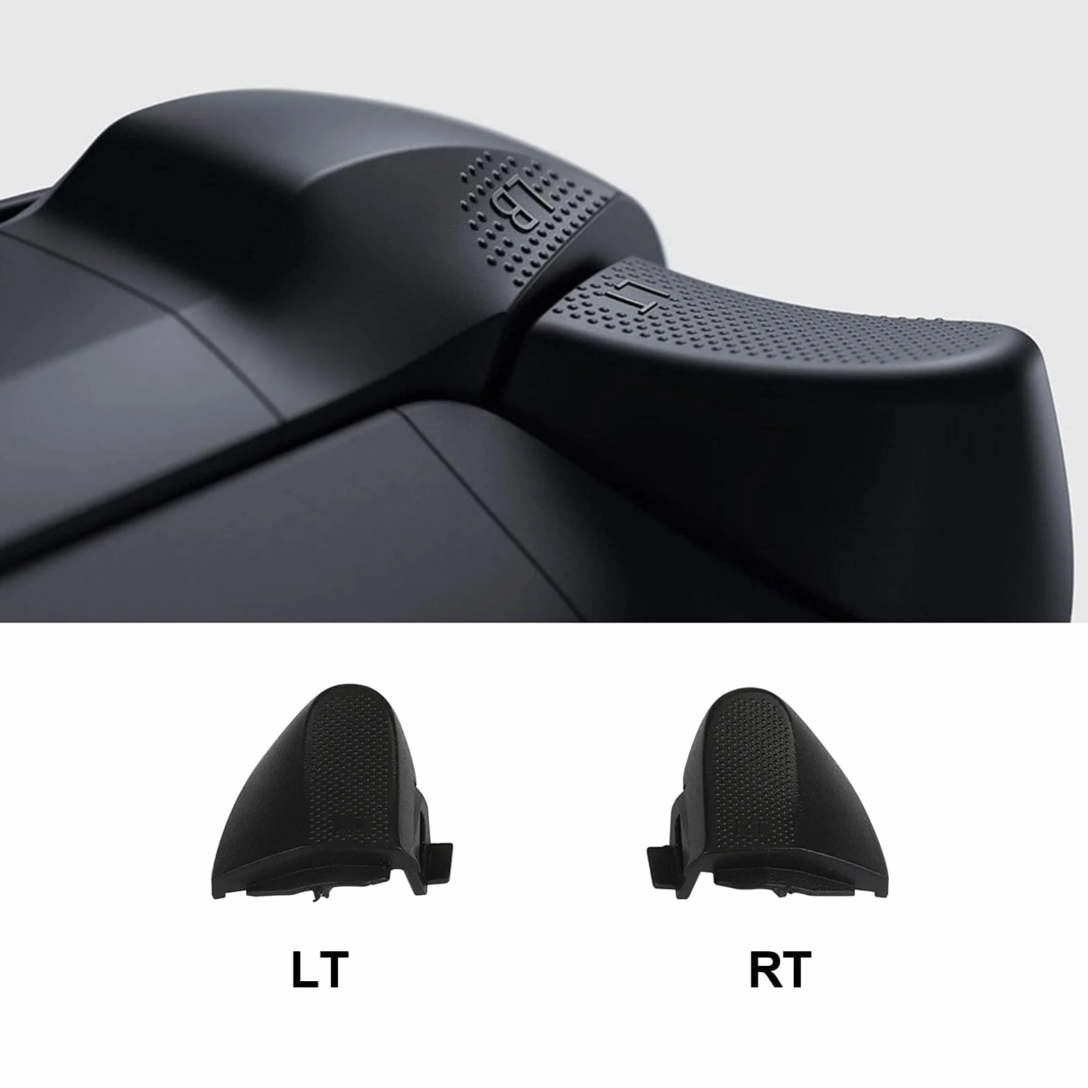 EEEKit Zapasowe Etui Bumper LB RB LT RT Buttons ze Śrubokrętem T6 T8, Zestaw Naprawczy Kompatybilny z Xbox Series X i S Controller