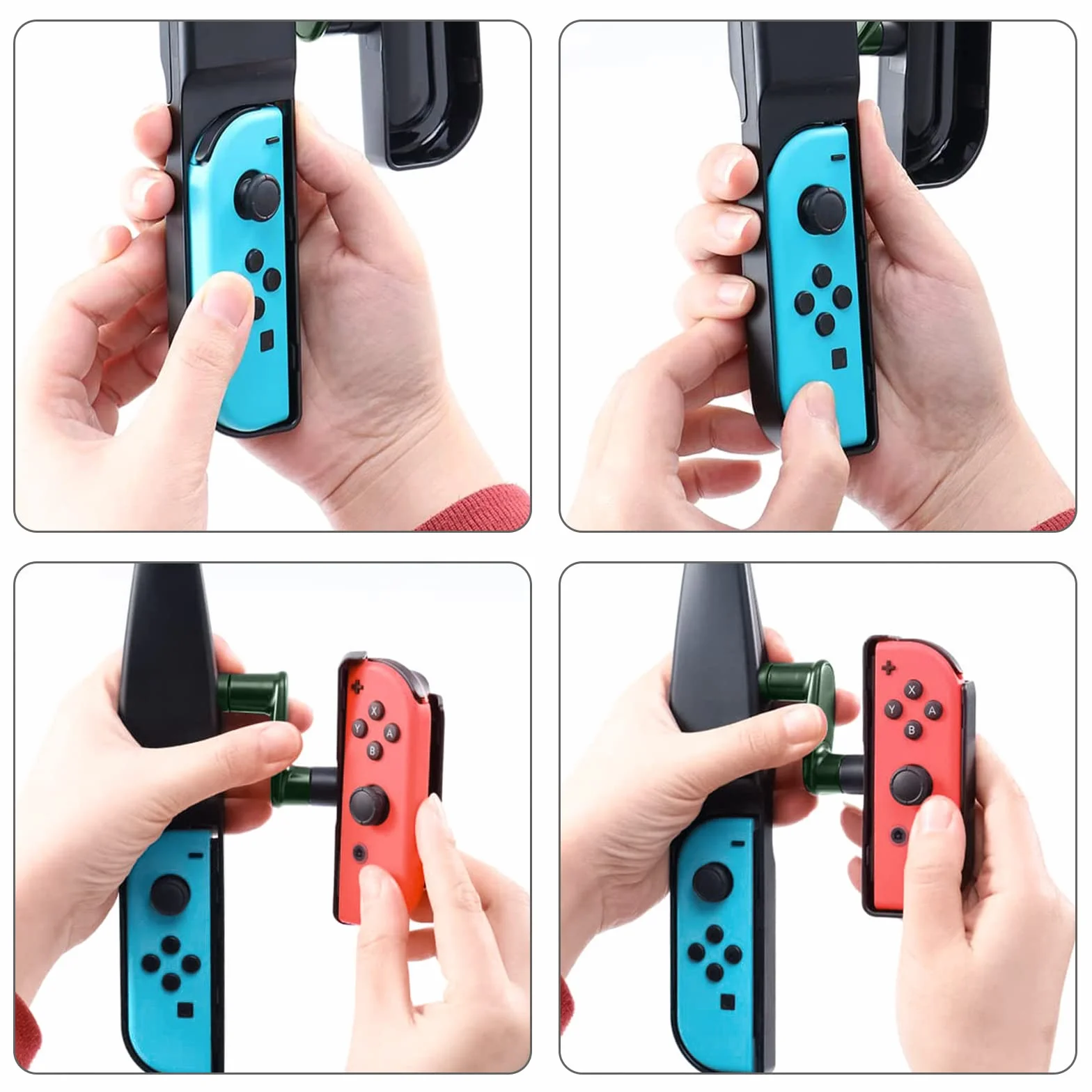 Geekria Wędka kompatybilna z kontrolerem Nintendo Switch, akcesoria do zestawu gier wędkarskich na Switch/OLED, działa z Bass Pro Shops: The Strike – Championship Edition, Legendary Fishing