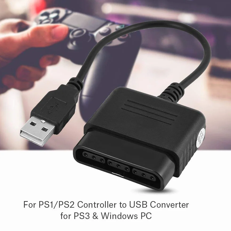 Dla Controller Adapter Controller to USB Gamepad Converter P2 do P3 Adapter Cable USB Konwertuj kontroler/na konsolę lub komputer PC na i PC