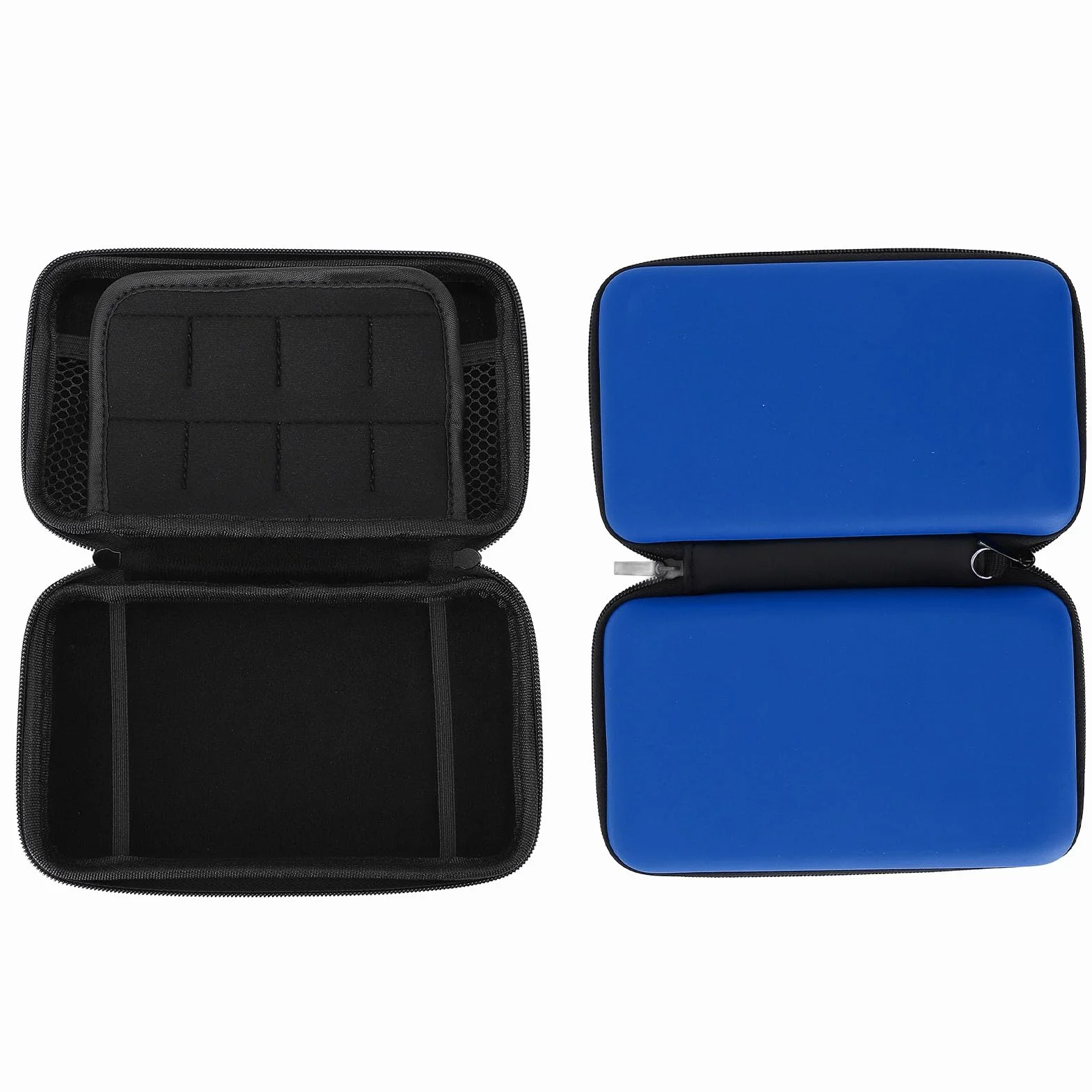 Fafeicy Konsole Gier, Obudowa Podróżna, Przenośne Kieszenie Wewnętrzne -game -game Chonsole Wsparcie Przycisk Wodoodporność dla Nowych 2DS XL (BLUE)