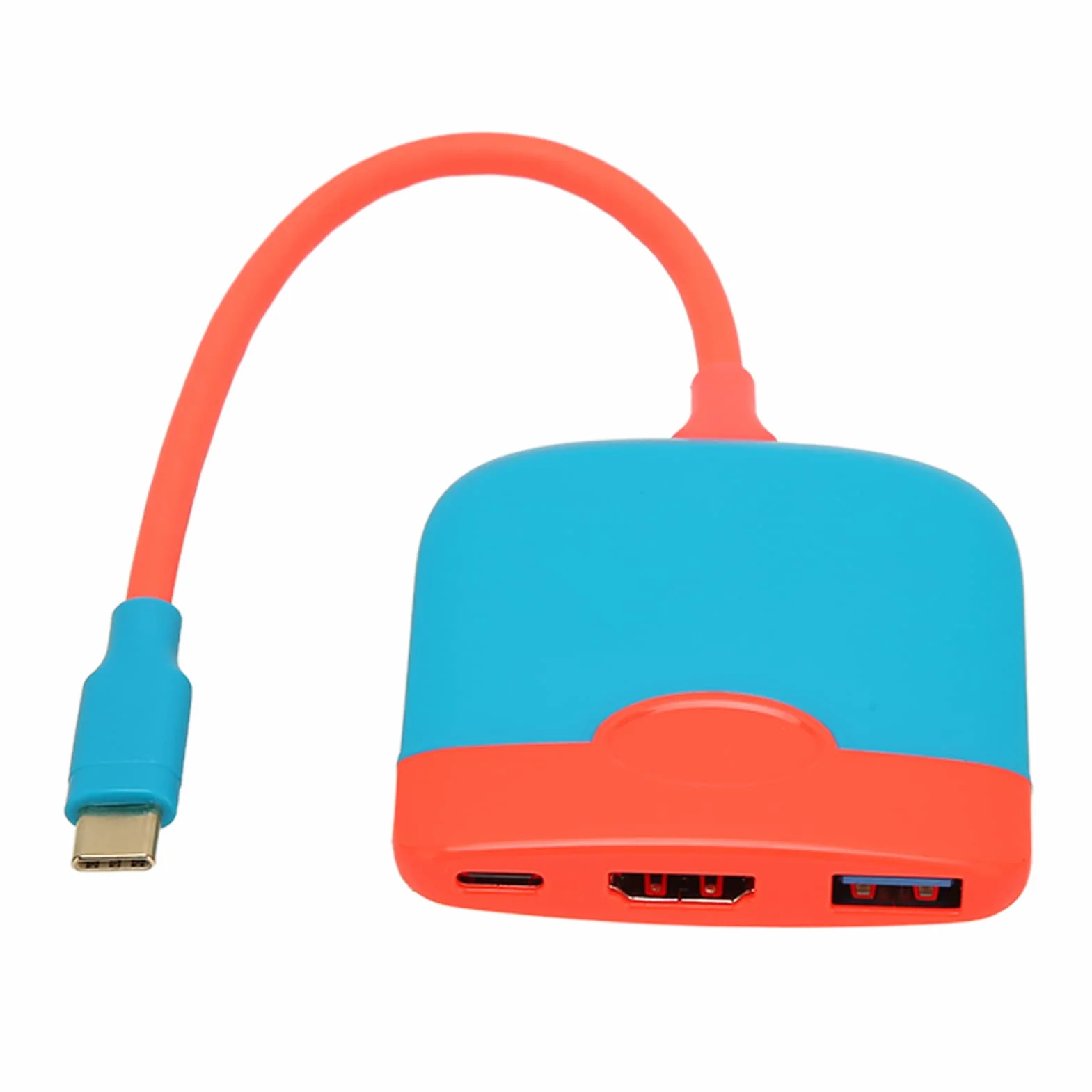 Przenośna Stacja Dokująca z Interfejsem Multimedialnym 4K HD do Przełącznika, Stacja Dokująca 3 w 1 USB3.0 PD z Szybkim ładowaniem, Lekka dla Graczy i Entuzjastów Filmów
