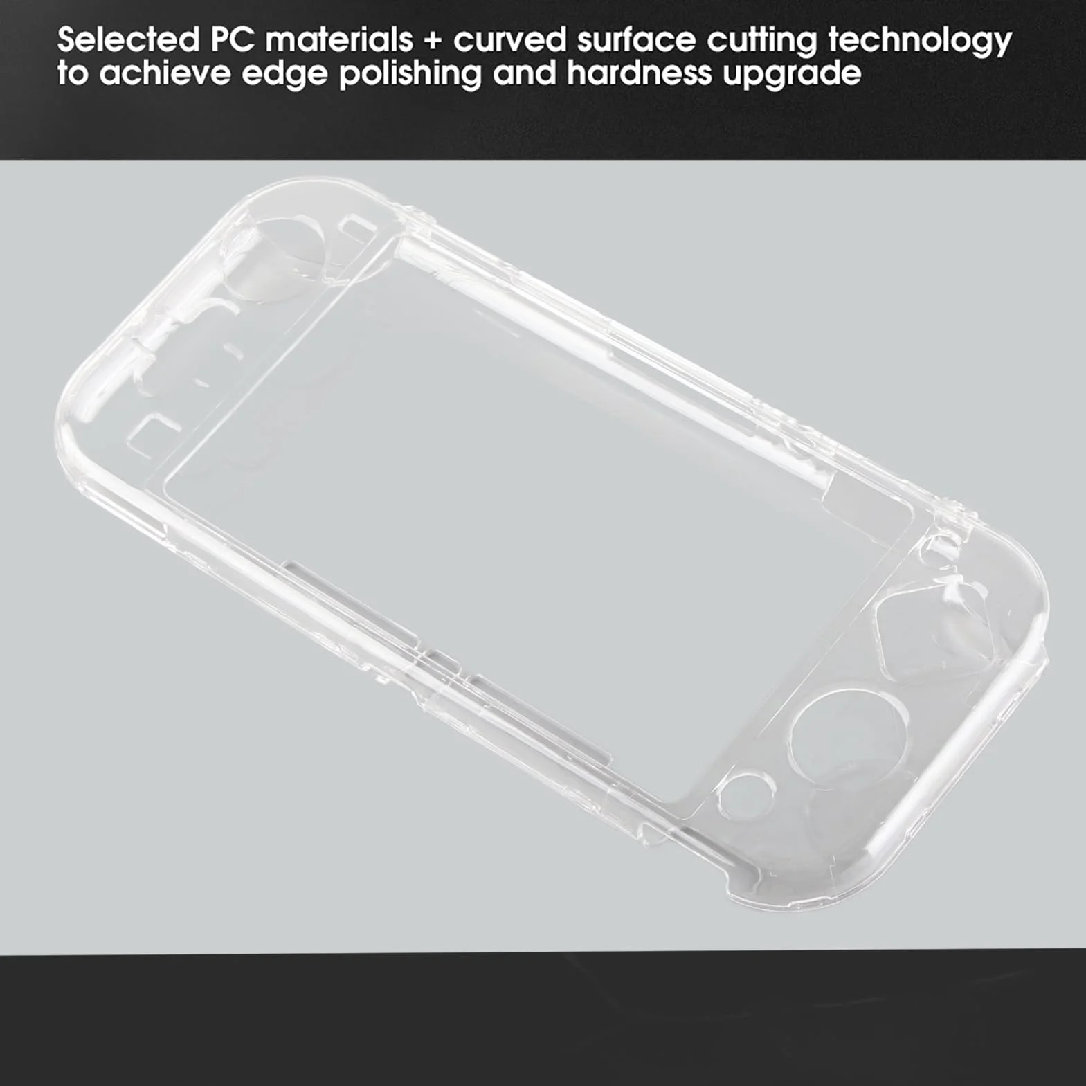 Lekki Przezroczysty futerał na konsolę do Gier, Powłoka Ochronna, Switch Lite na konsolę do Gier Nintendo Game Machine (przezroczyste kryształowe etui)
