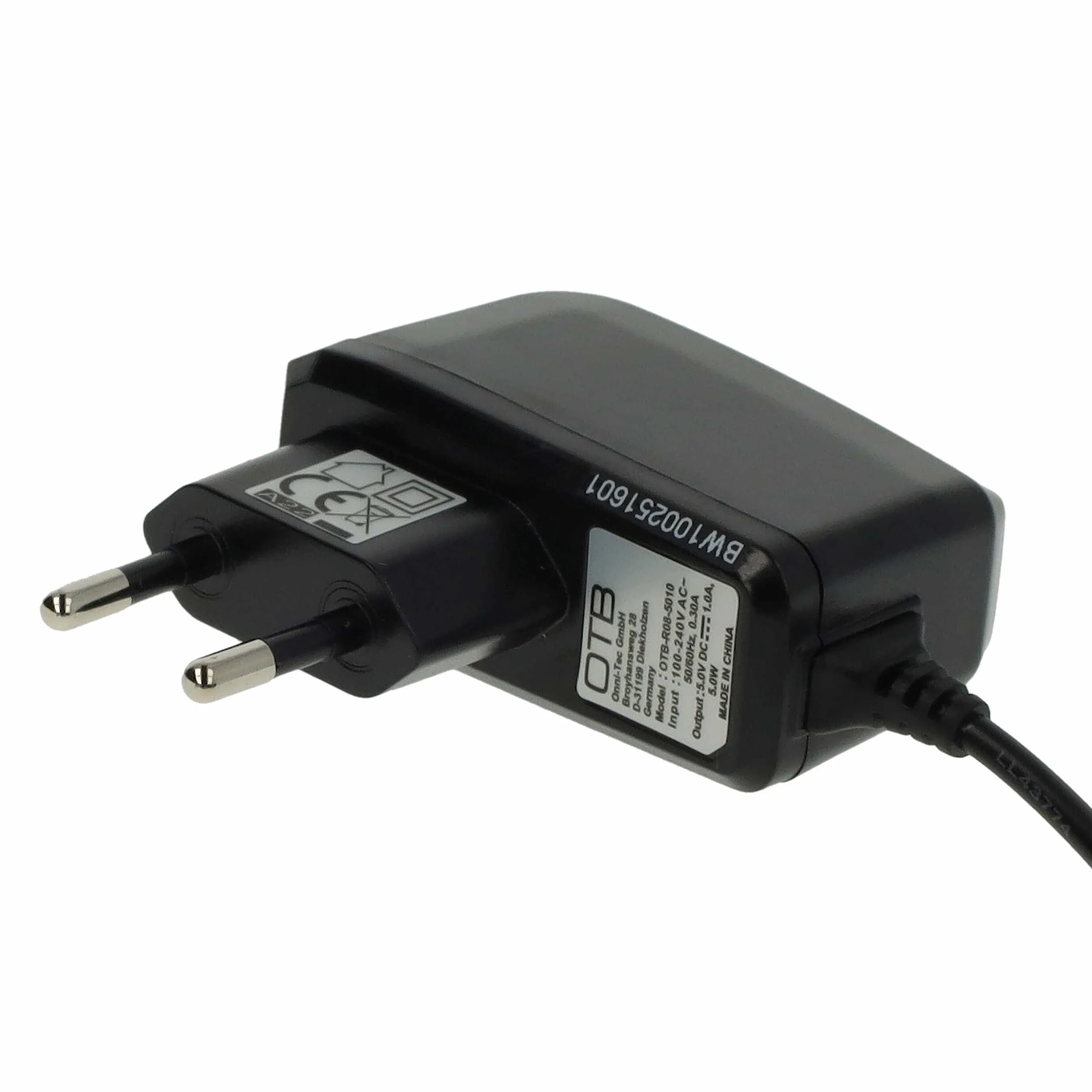 vhbw Kabel do ładowania kompatybilny z Sony PlayStation Portable PSP Steet, Small & Lite, Brite, zastępuje Sony PSP-100 - zasilacz ładowarki (220 V)