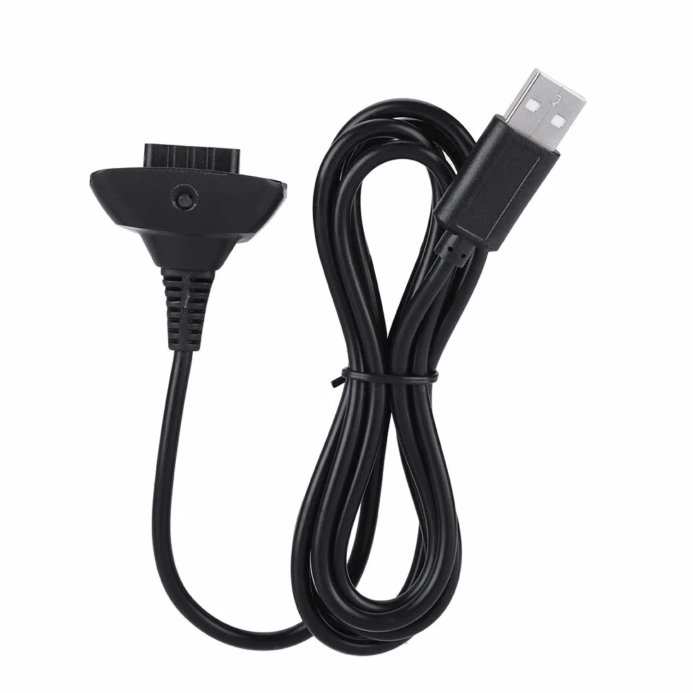 Bateria do kontrolera Xbox 360, akumulator 4800 mAh, zapasowa bateria i zestaw ładujący z kablem ładującym, podstawką ładującą do kontrolera Xbox 360 (czarny)
