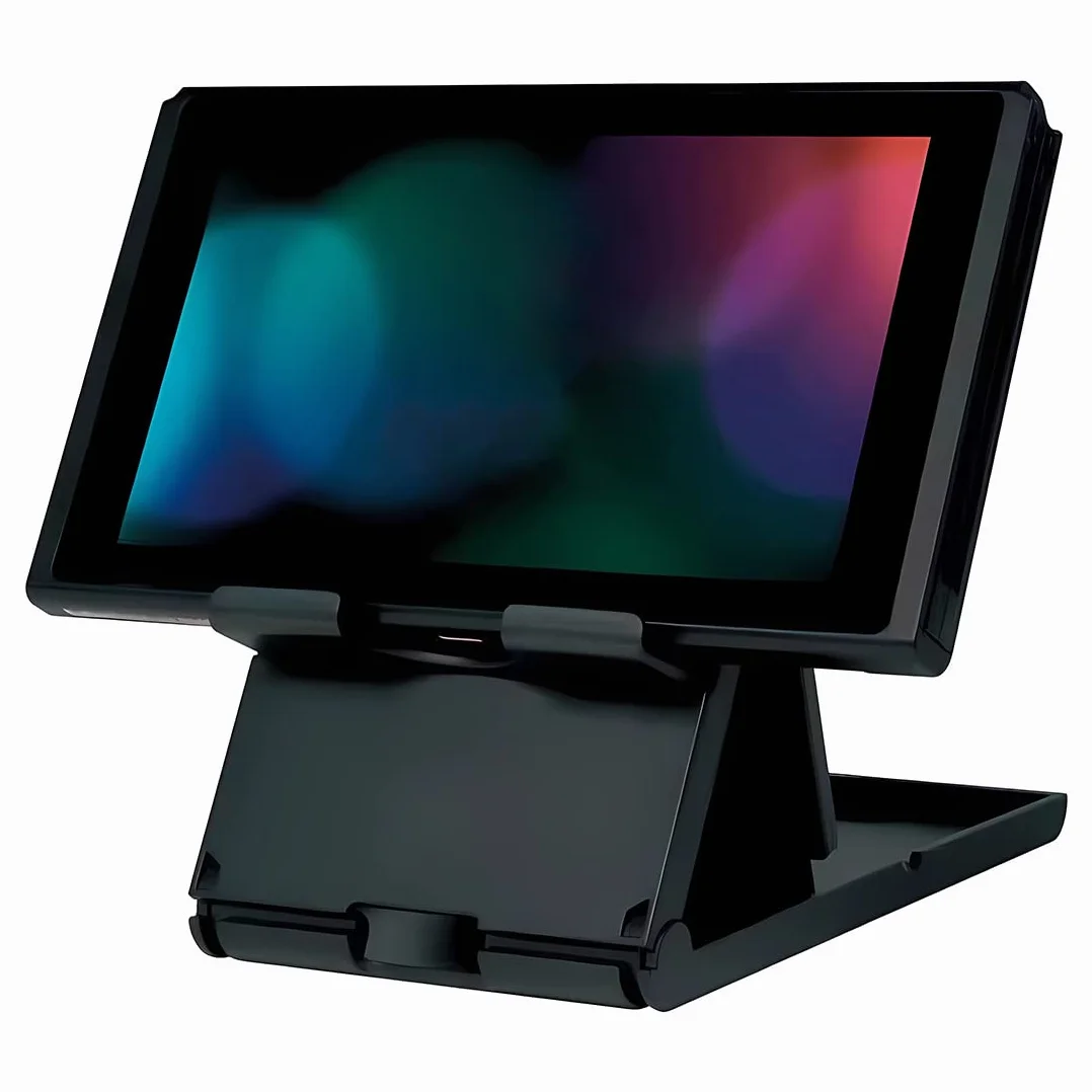 Kompaktowy uchwyt do Nintendo Switch/LITE/OLED z wysoką regulacją - czarny