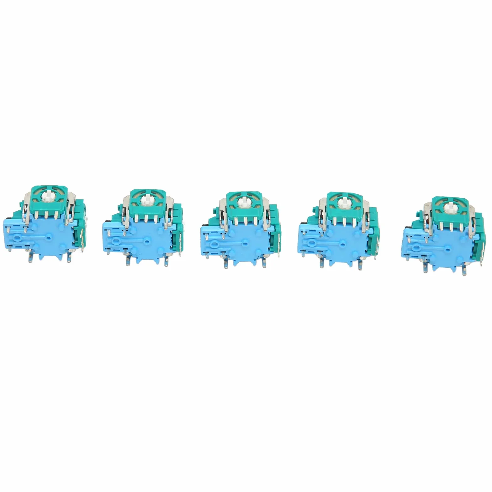 5 szt. Joystick 3D Analogowy Drążek do Kontrolera Gier, Wymienny Kontroler Gier moduł Drążka Analogowego, Analogowe Koło Czujnika 3D Drążki na Kciuki Joystick Rocker Module