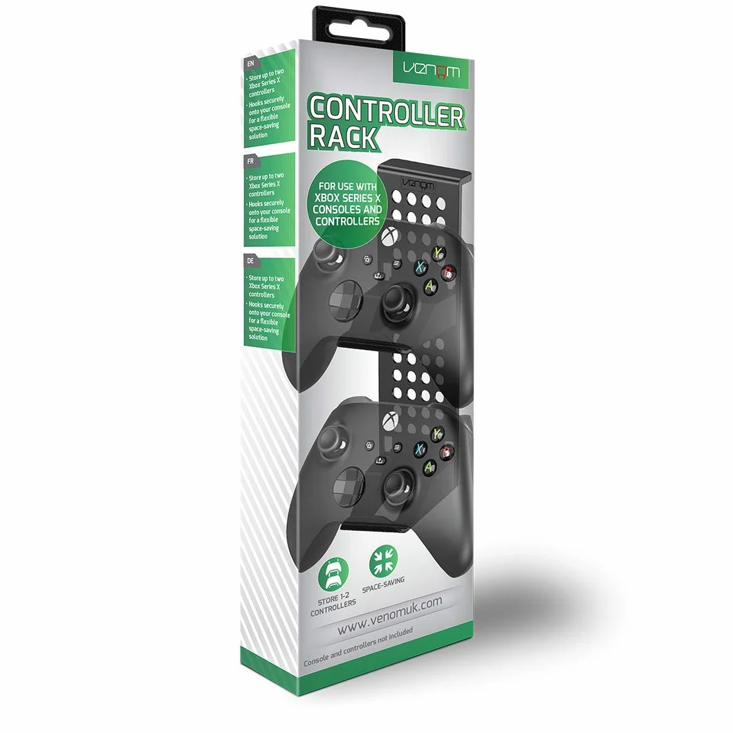 Venom VS2885 Stojak na Kontrolery do Xboxa, Czarny, 2 Kontrolery