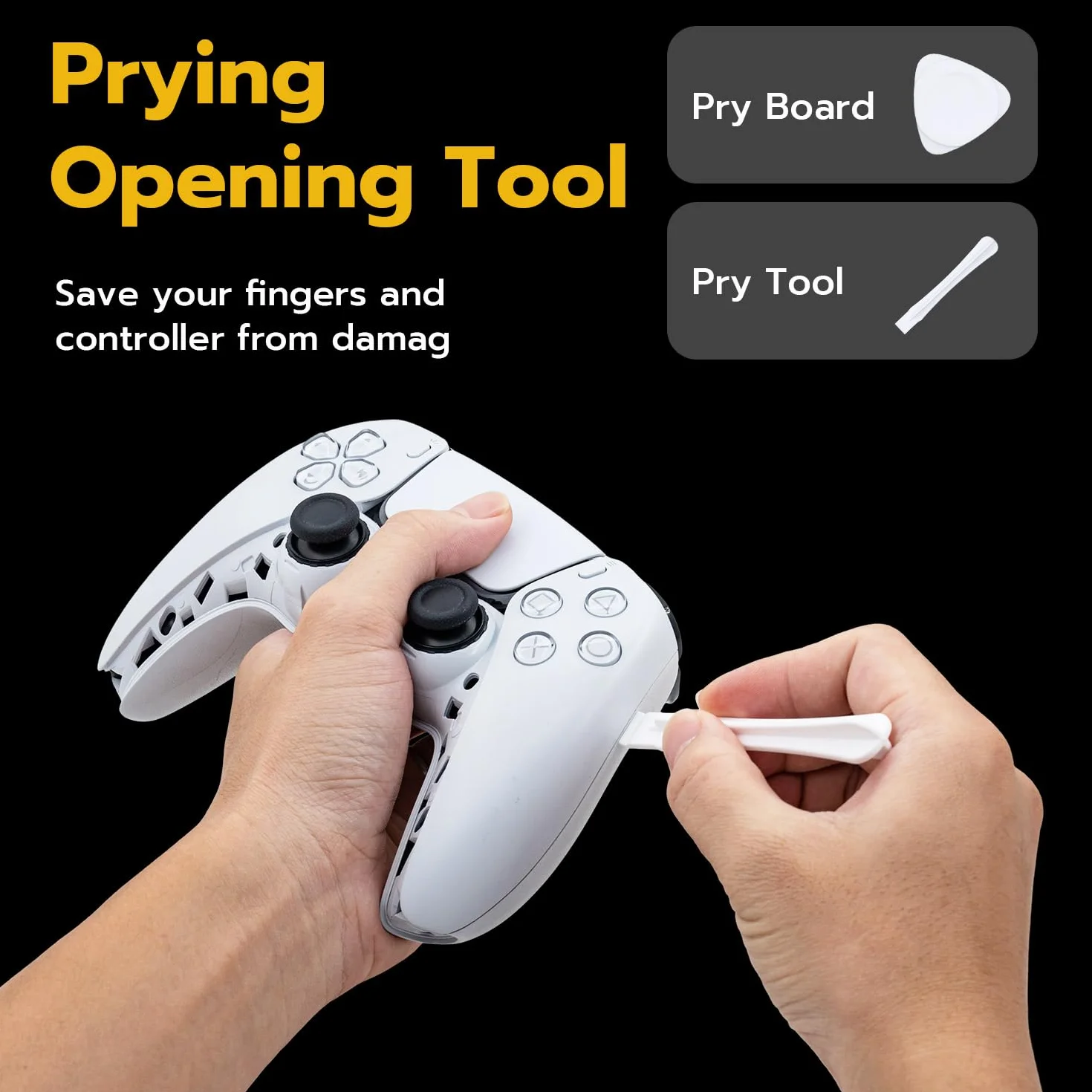 Drążki kontrolera PS5, gałki kciukowe, joysticki, gałki analogowe i zestaw narzędzi do naprawy joysticka kontrolera PS5