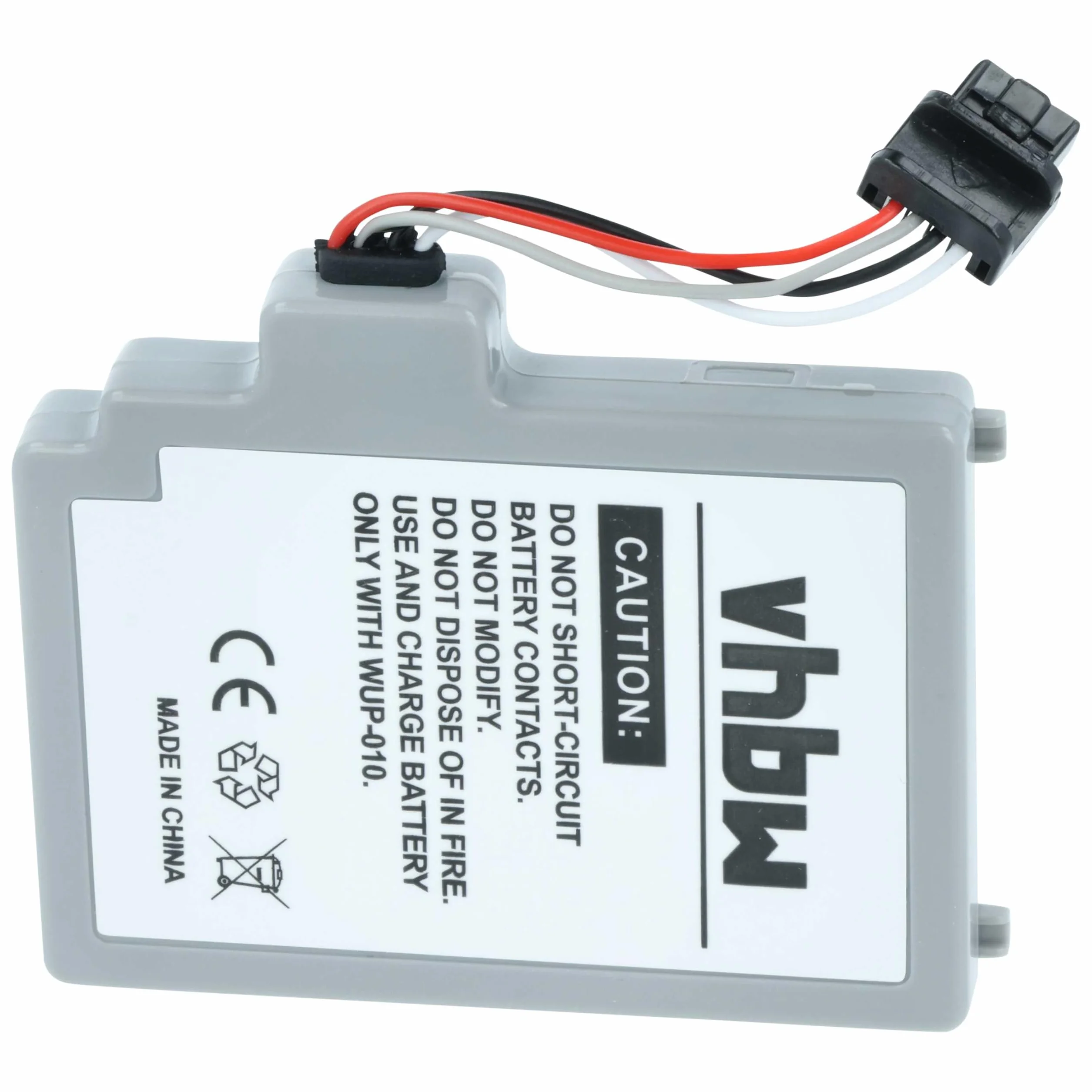 vhbw baterii kompatybilny z Nintendo Wii U Gamepad (WUP-010) konsola do gier (1500mAh, 3,7V, Li-Poly)