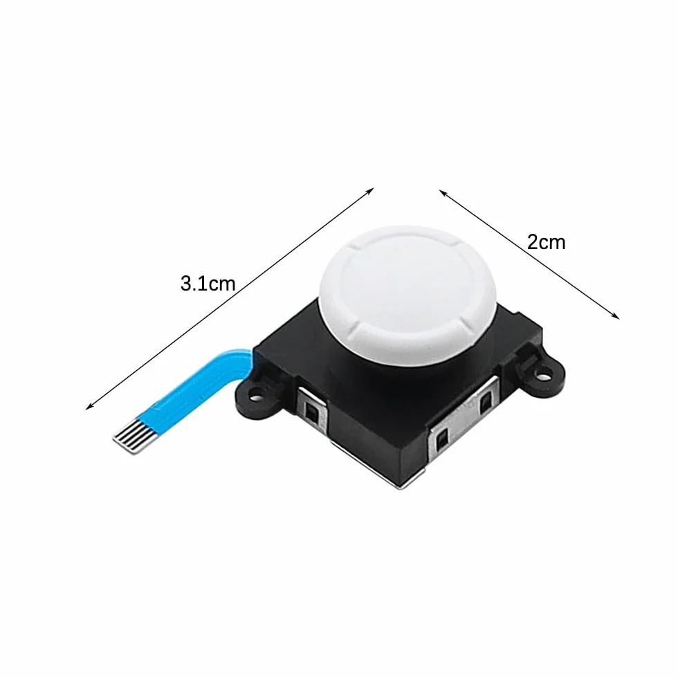 Alnicov 6 sztuk części zamiennych do naprawy joysticka analogowego 3D z narzędziami naprawczymi do kontrolera NS Switch/Switch OLED Joy-Con/Switch Lite