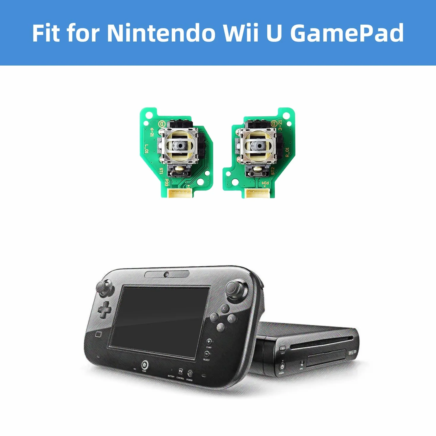 Mcbazel Analogowy pendrive z płytką PCB do Nintendo Wii U GamePad Controller