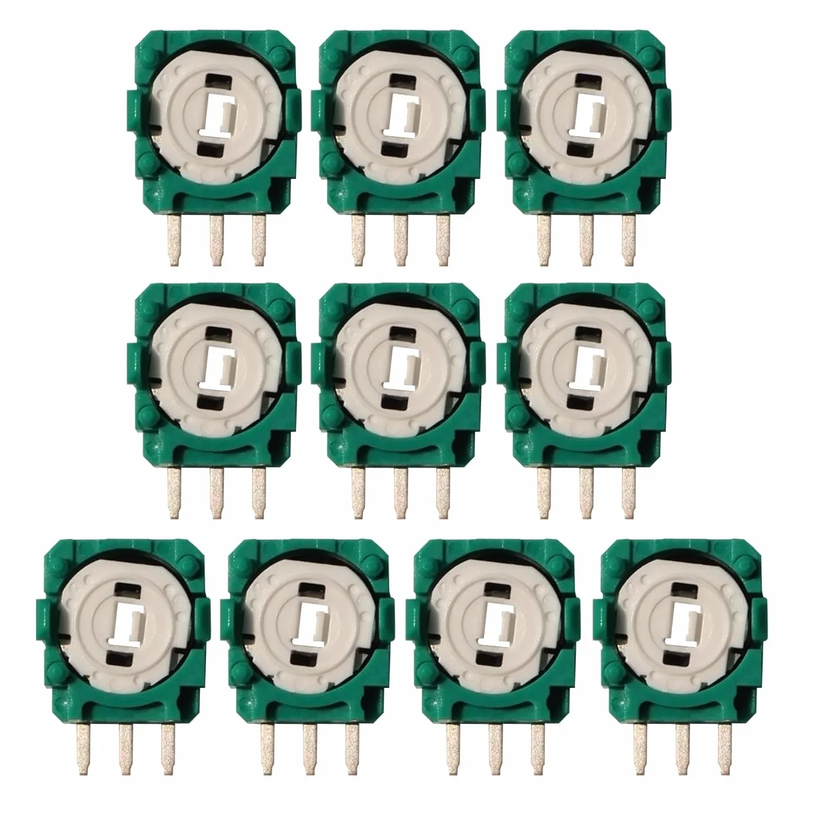 10 sztuk potencjometru 2K3 omów zamiennik do Sony PlayStation 5 PS5 Dualsense / PS4 DualShock Controller Trim Pot Resistor Thumbstick moduł czujnika do ALPS analogowego joysticka (10 sztuk)