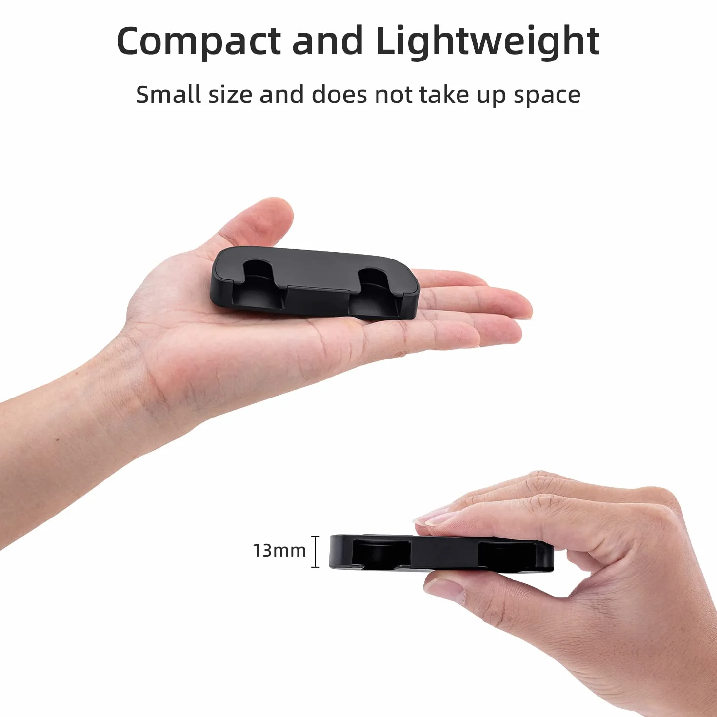 Mcbazel Uchwyt pod biurko do kontrolera PS5/PS4, uchwyt na kontroler PlayStation 5/PlayStation 4, bez wiercenia, taśma klejąca, stojak stołowy, materiał ABS, 2 sztuki (nie dla PS5 Slim/PS5 Pro)