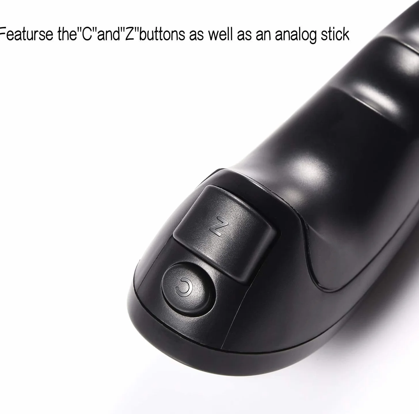 Kontroler Wii Nunchuk, 2 sztuki zamienników do kontrolera Nunchuck do Nintendo Wii i U Console, czarny