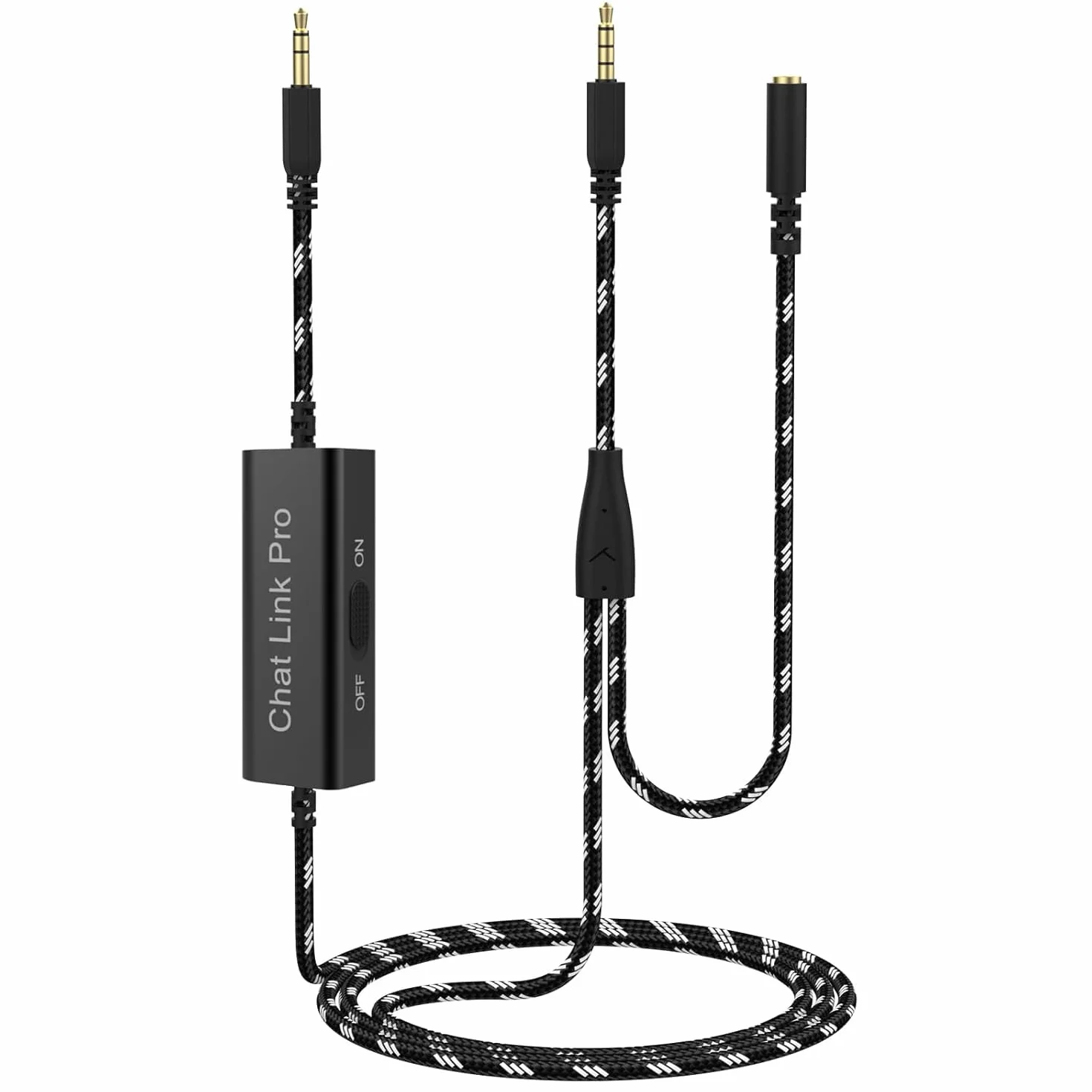 HD60 S+ Chat Link Pro zamiennik kabla do Elgato HD60, HD60 S, HD60 S+, HD60 PRO, 4K 60 PRO, HD60 X Capture Card, zamiennik adaptera do Nintendo Switch, Xbox One i PS5, z izolatorem liniowym (czarny)