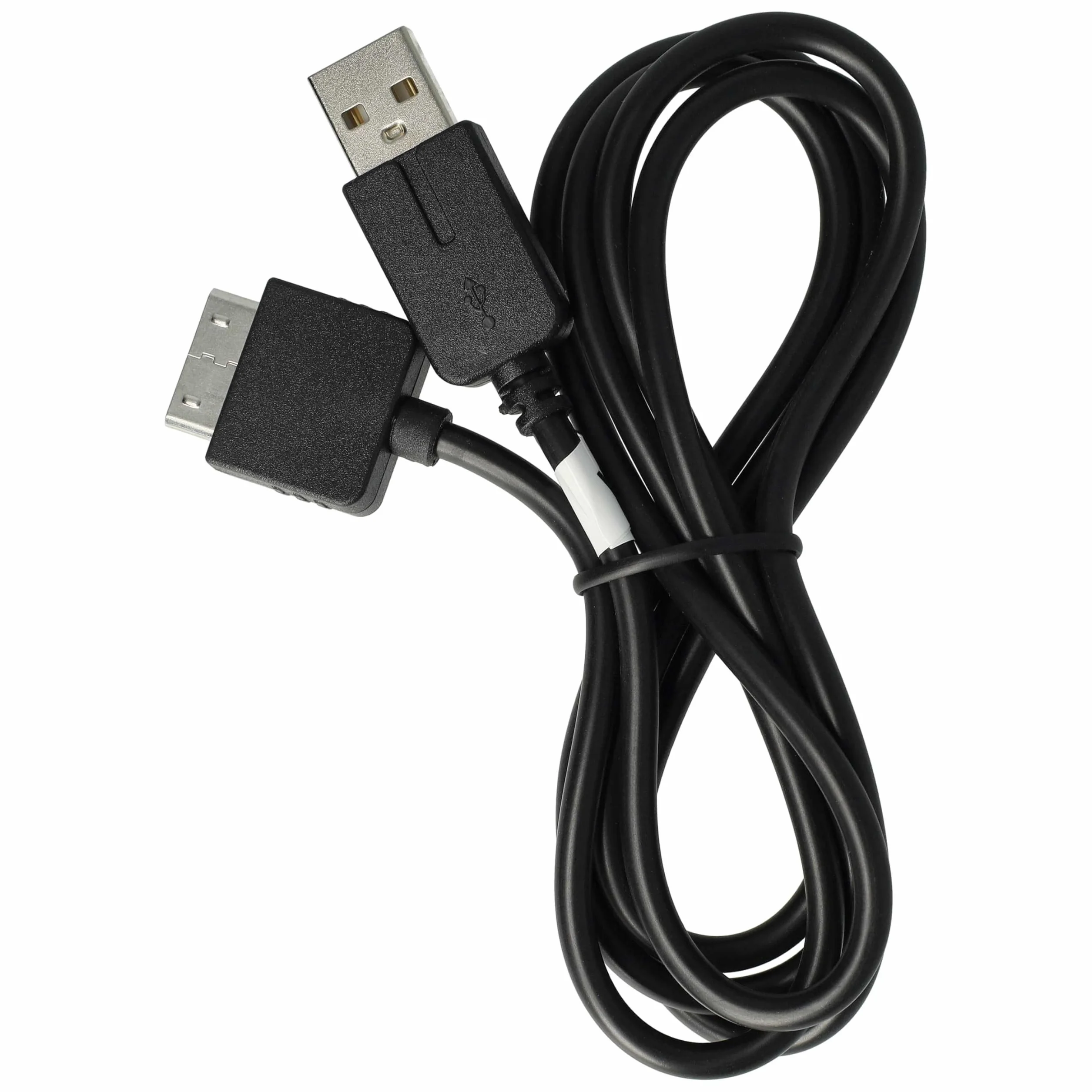vhbw Kabel USB kompatybilny z Sony Playstation Portable Go PSP-N1003, PSP-N1004 - kabel do transmisji danych 2 w 1 / ładowanie o długości 1,2 m