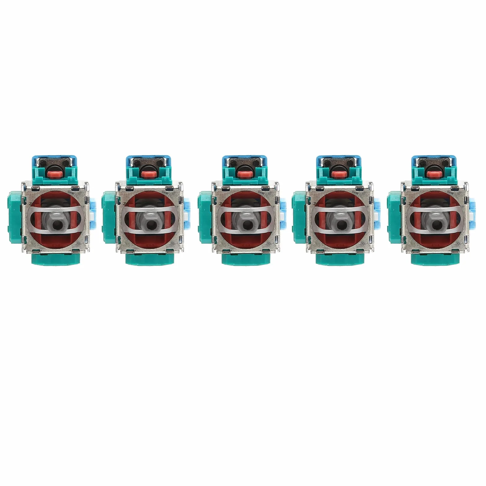 5 szt. zamienny joystick do nowy drążek analogowy 3D, kontroler do gier, moduł drążka analogowego, kije na kciuki do kół, moduł kołyskowy, zamiennik do kontrolera