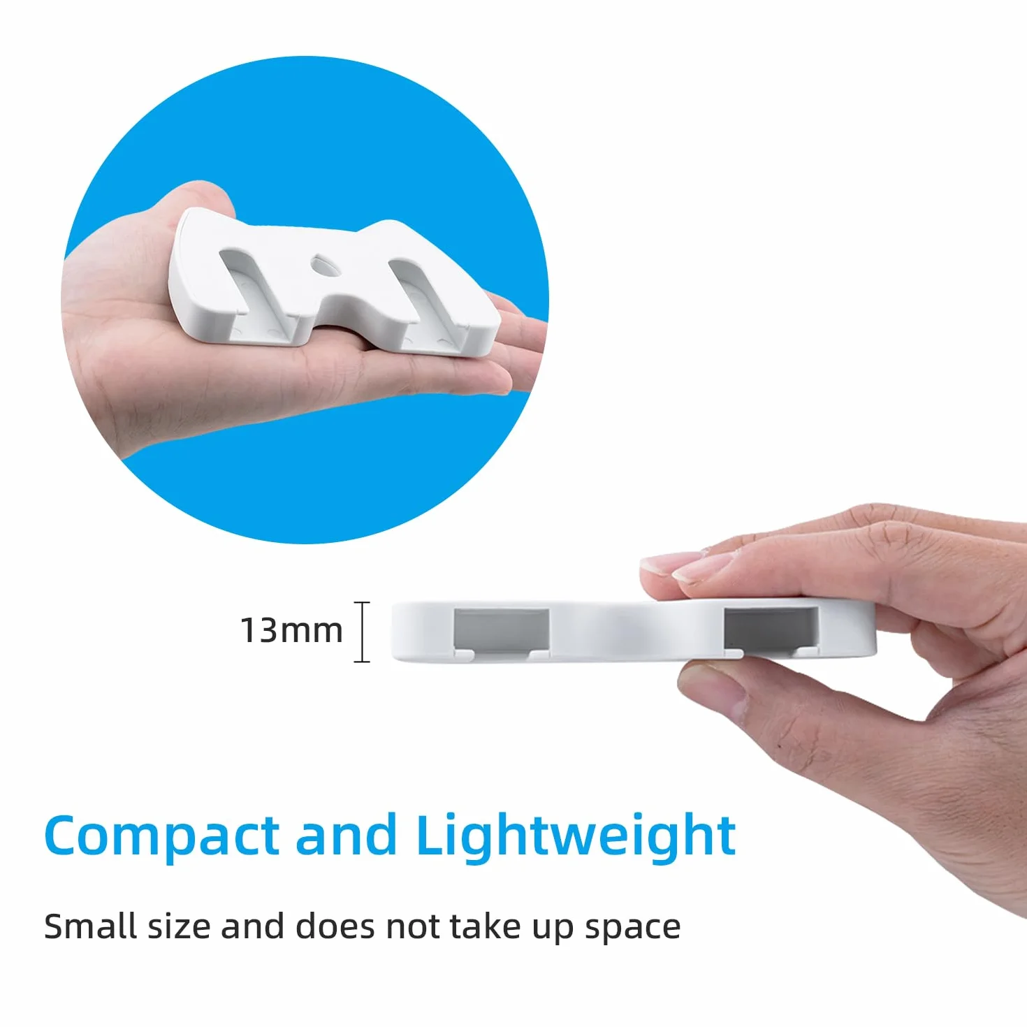 Xbox Controller Holder for Series X/S/360/One - Under Desk Gaming Controller Mount, Horizontal Storage Stand With Adhesive Tape, White