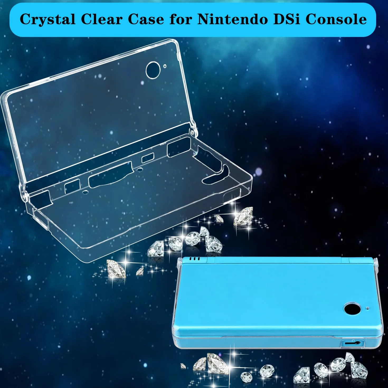 OSTENT Krystalicznie przejrzyste etui na telefon komórkowy do Nintendo DSi NDSi